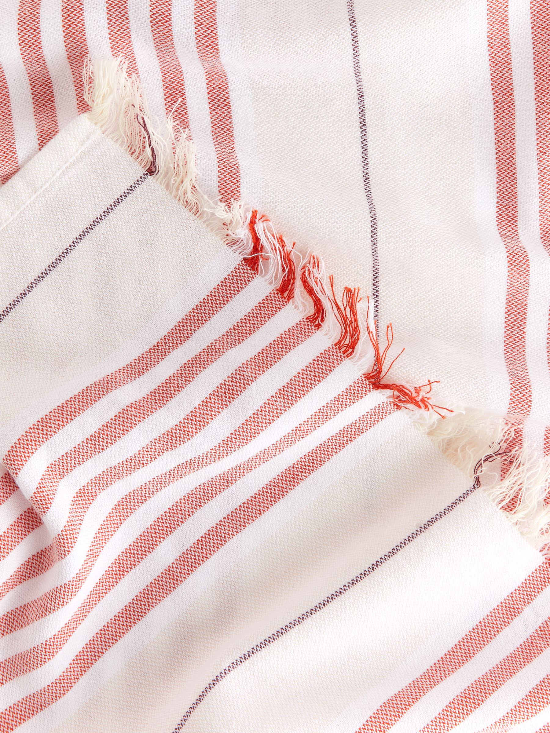 Cotton Beach Blanket - Biały/Czerwony - Homeware - StillMedia/DescriptiveDetail - 2