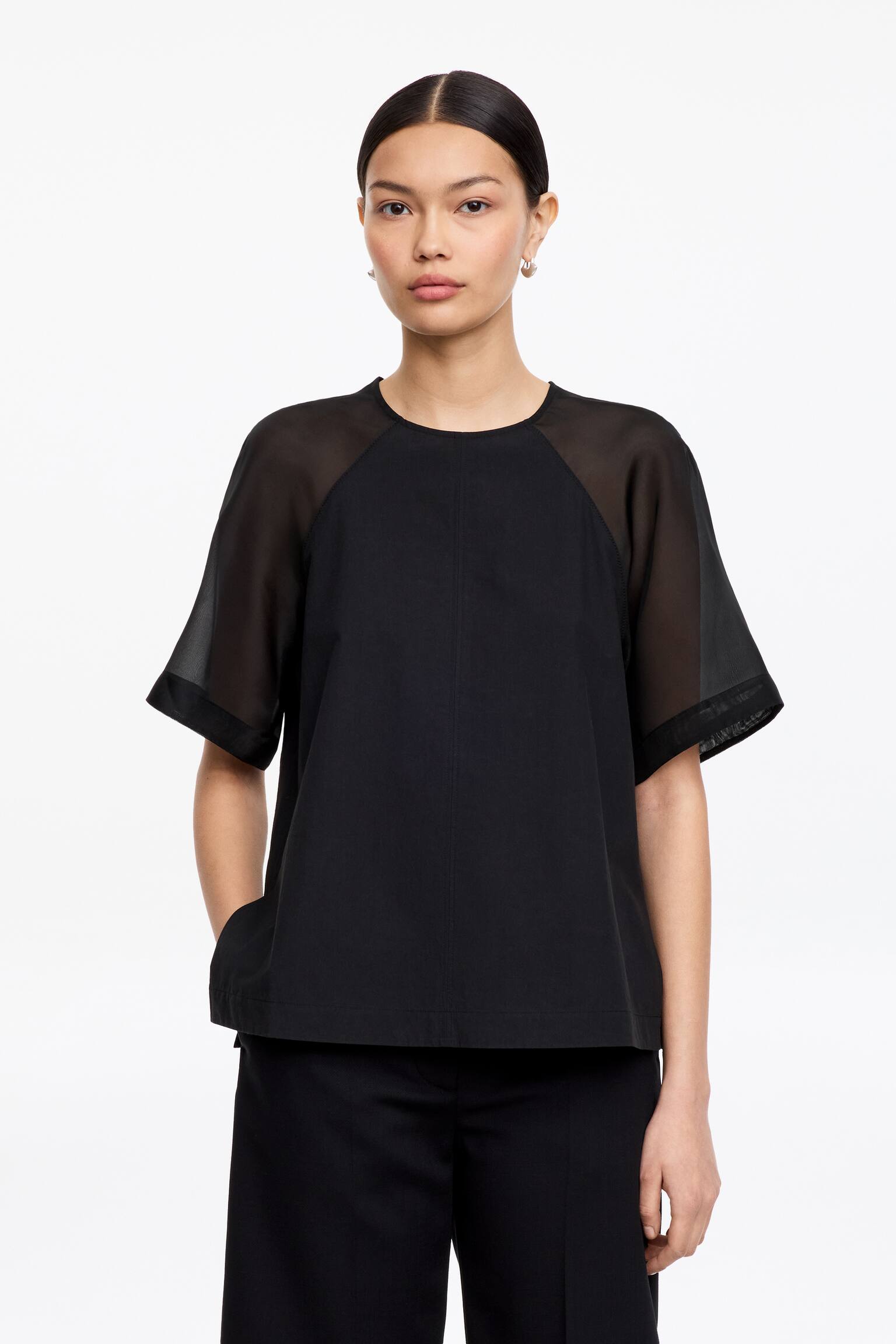 Haut en coton et soie - 1