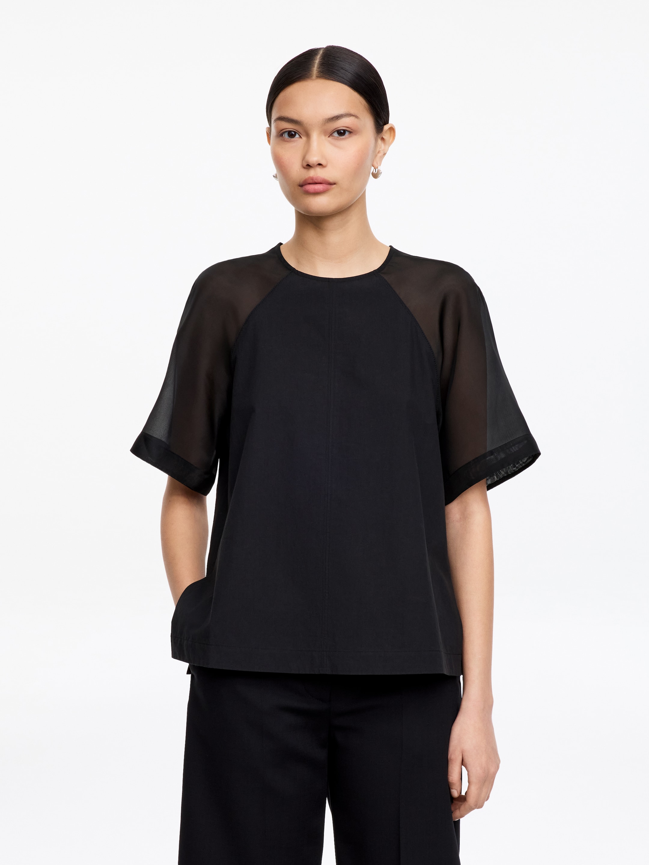Cotton-Silk Top-#272627-18479
