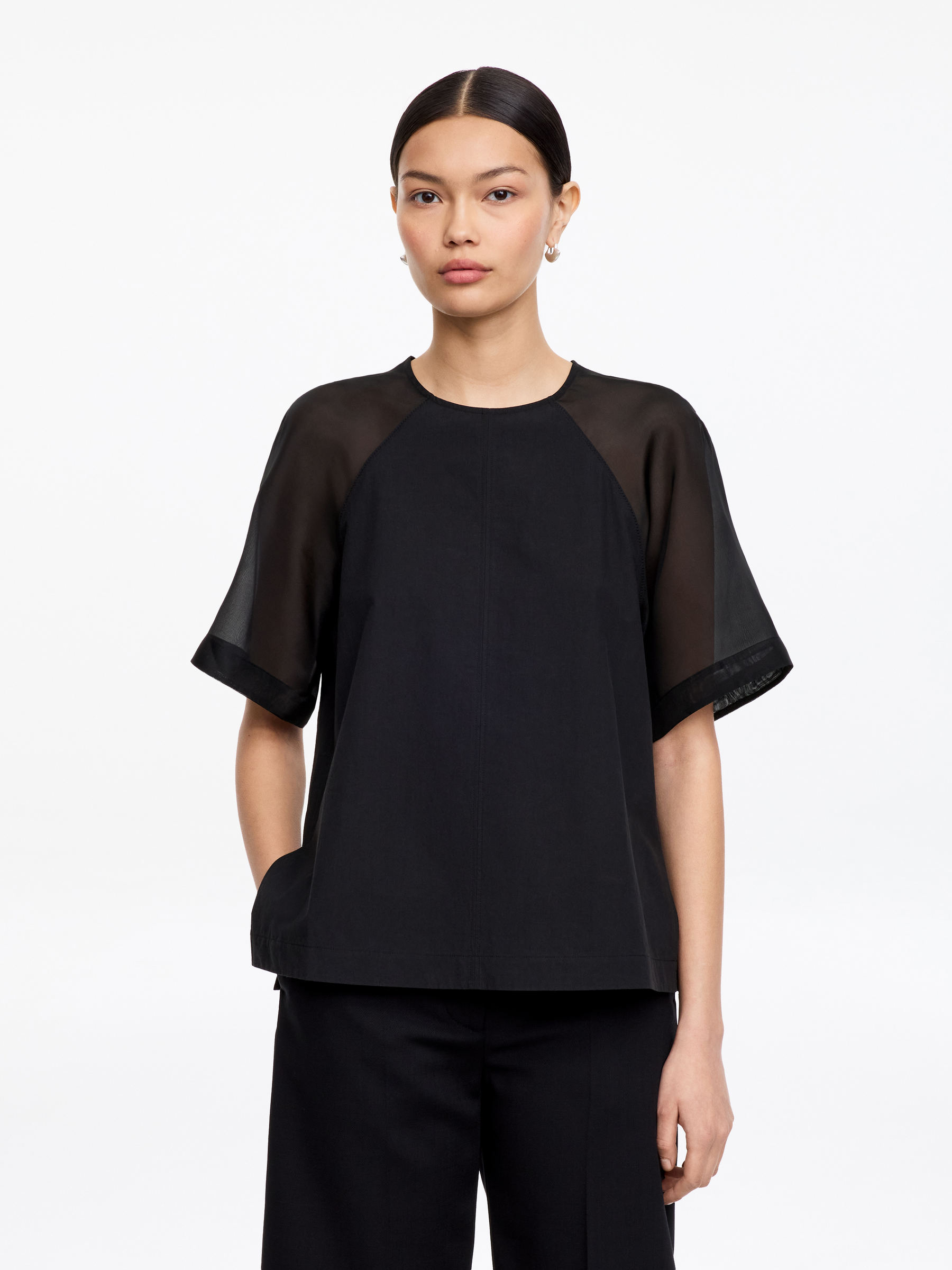 Cotton-Silk Top-#272627-18479