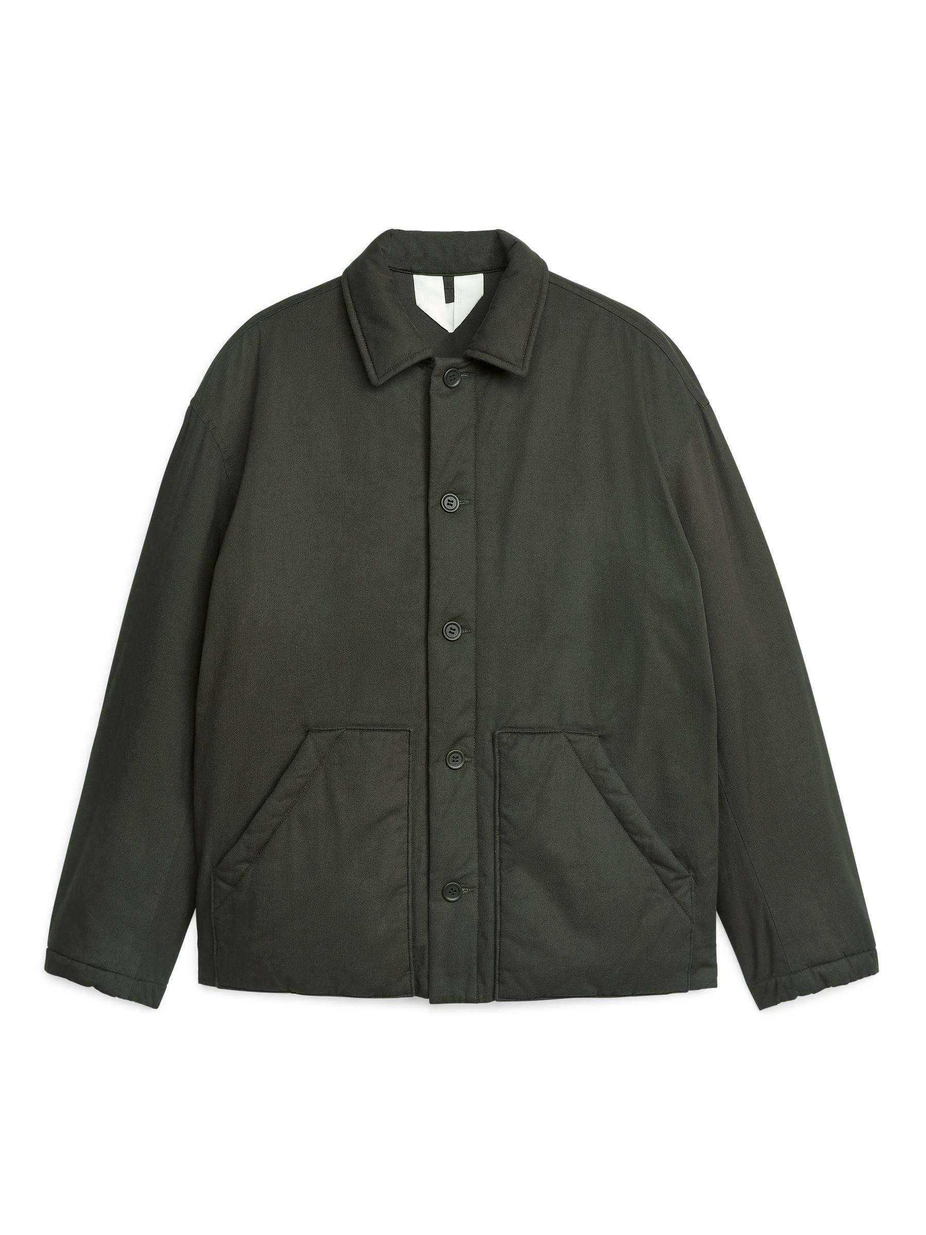 Padded Utility Jacket - Khaki Green - Regular fit - Men - StillMedia/DescriptiveStillLife - 2