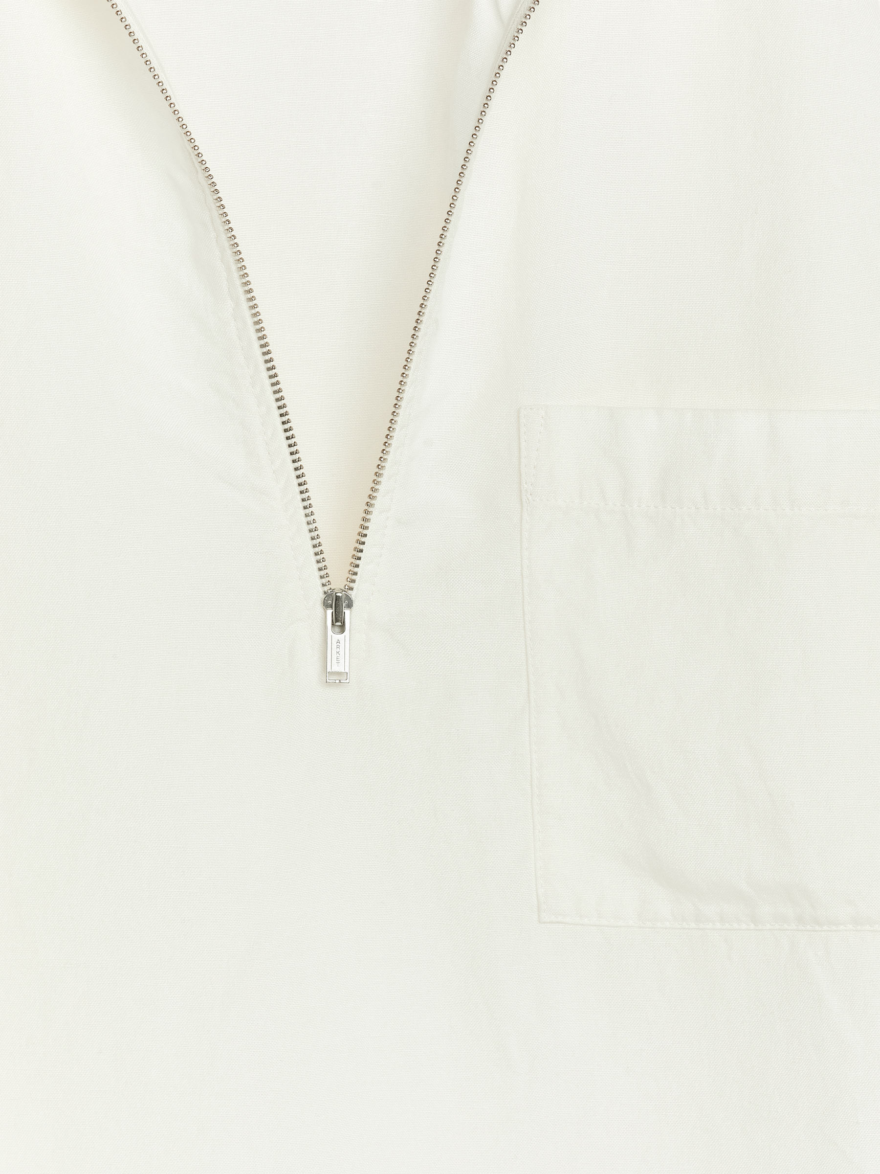 Half-Zip Shirt - Off White - Regular fit - Men - StillMedia/DescriptiveDetail - 1
