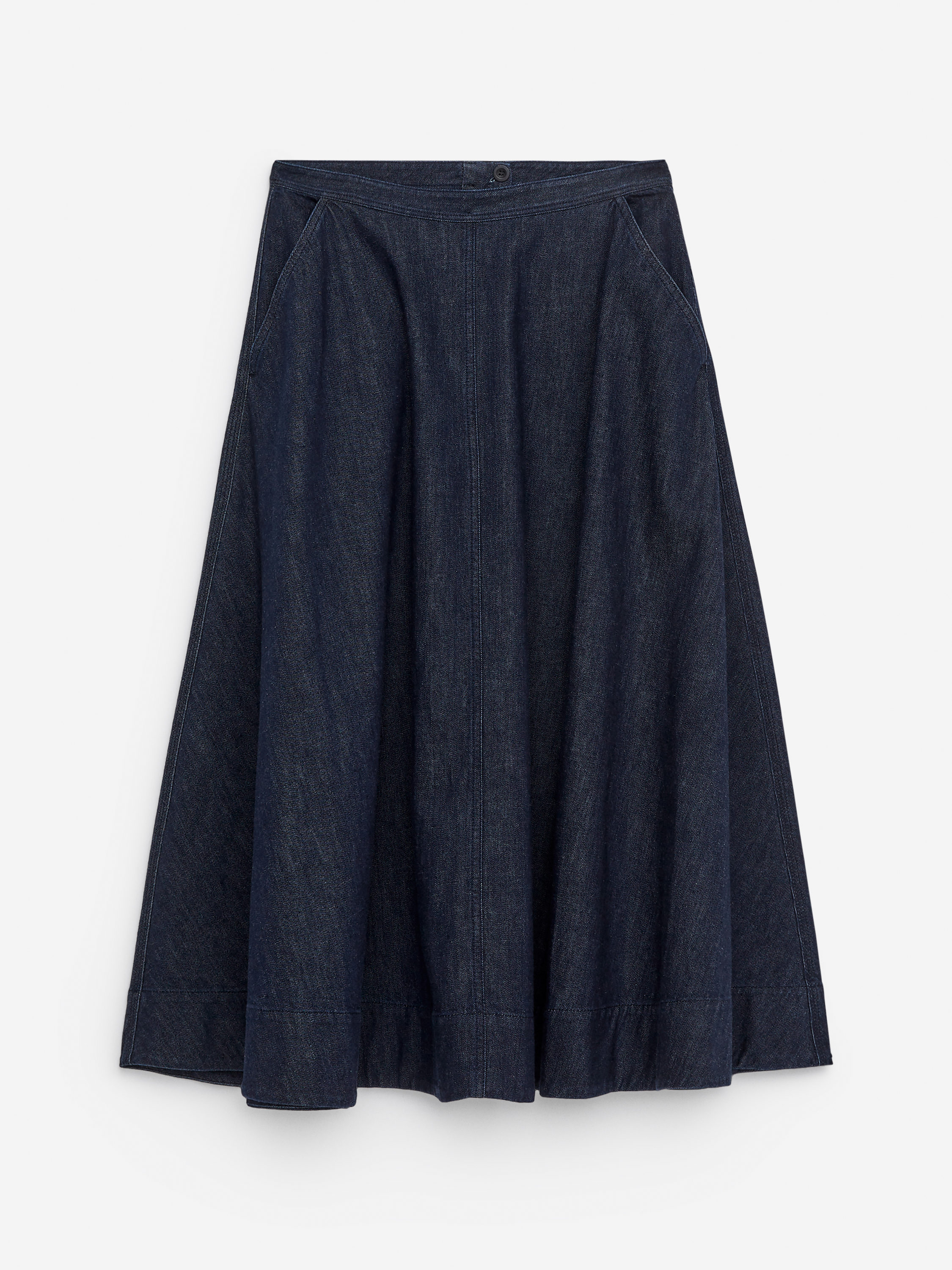 Denim Skirt-#2E3036-16159