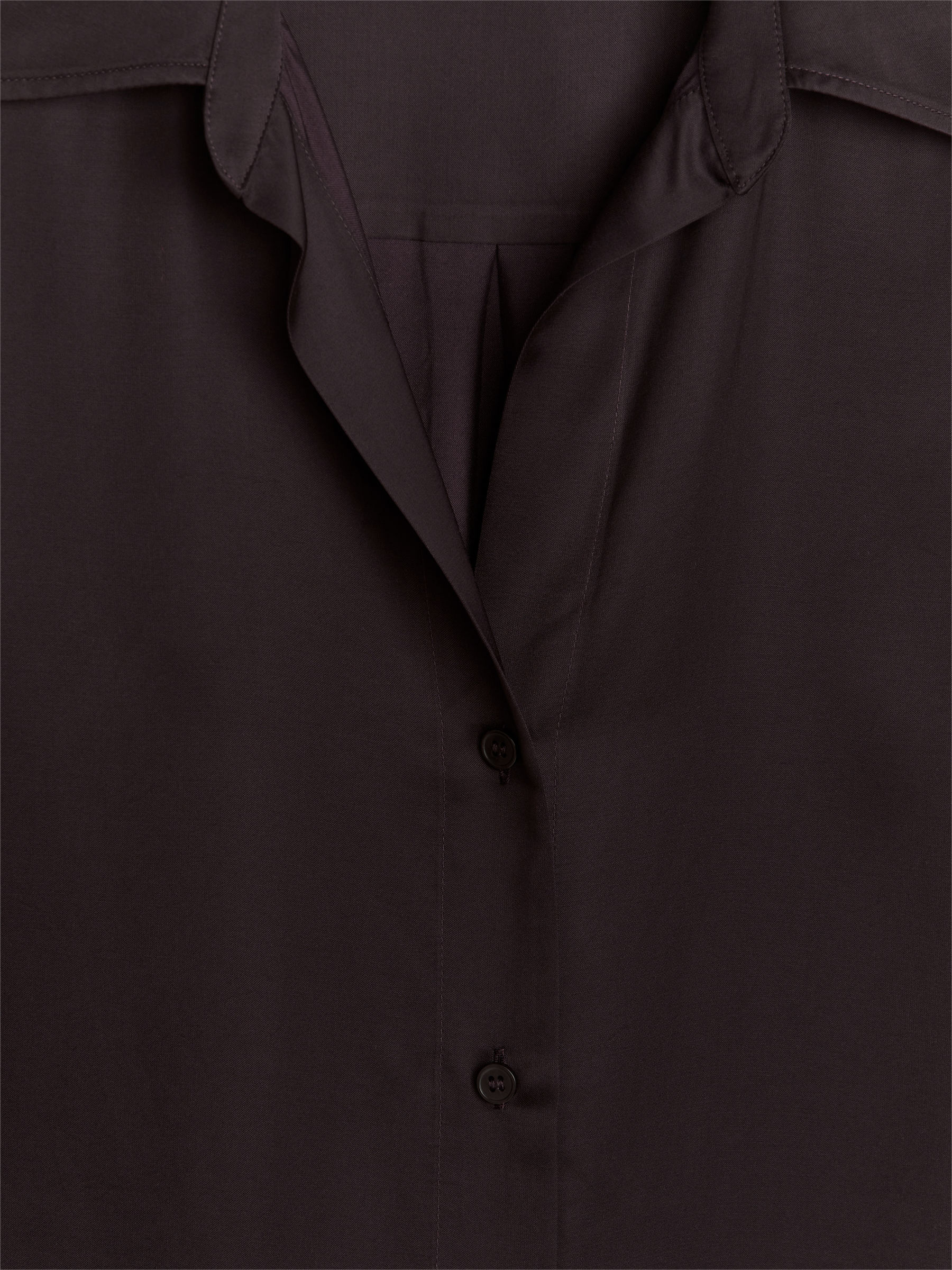 Satin-Hemd - Dunkles Weinrot - Regular Fit - Damen - StillMedia/DescriptiveDetail - 1