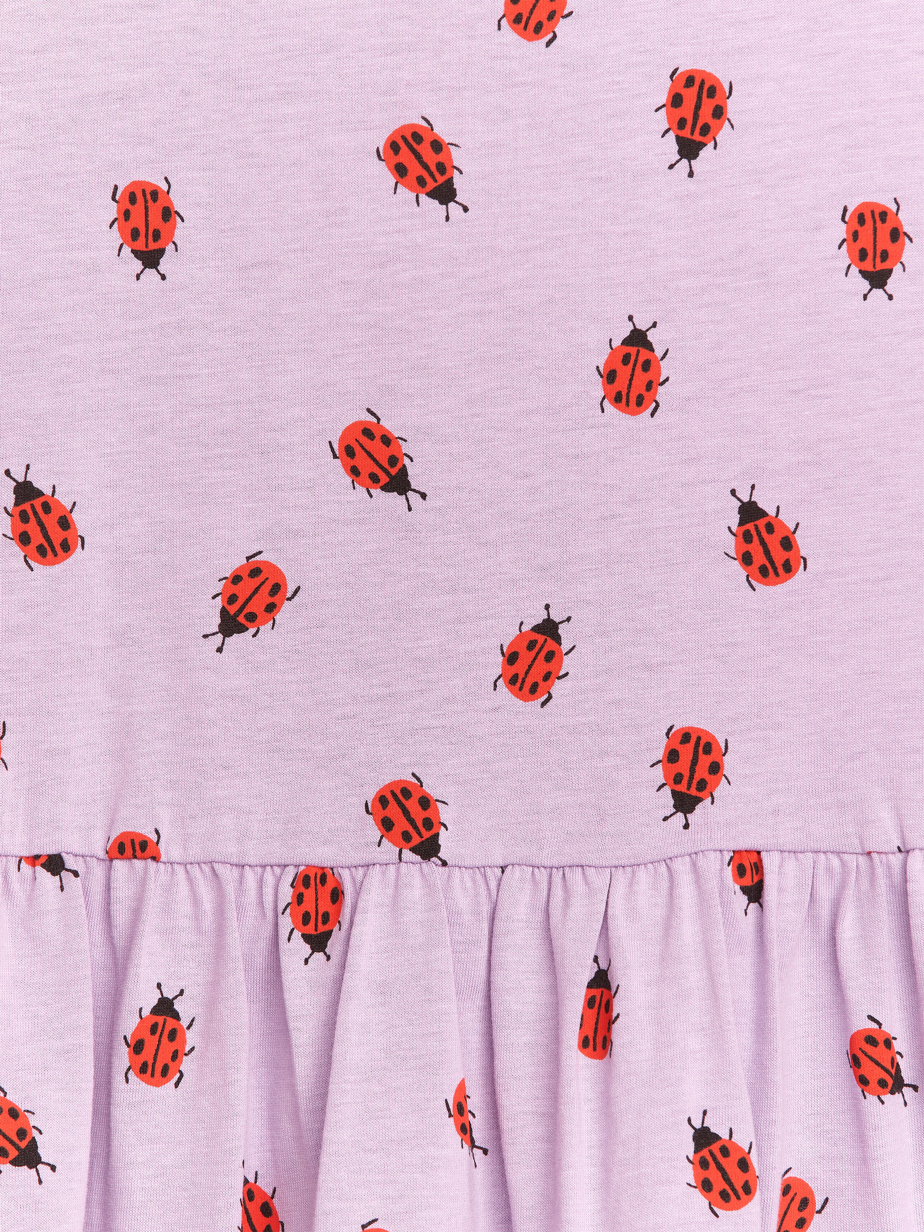 Jerseykleid mit Rüschen - Lila - Relaxed Fit - Kinder - StillMedia/DescriptiveDetail - 3