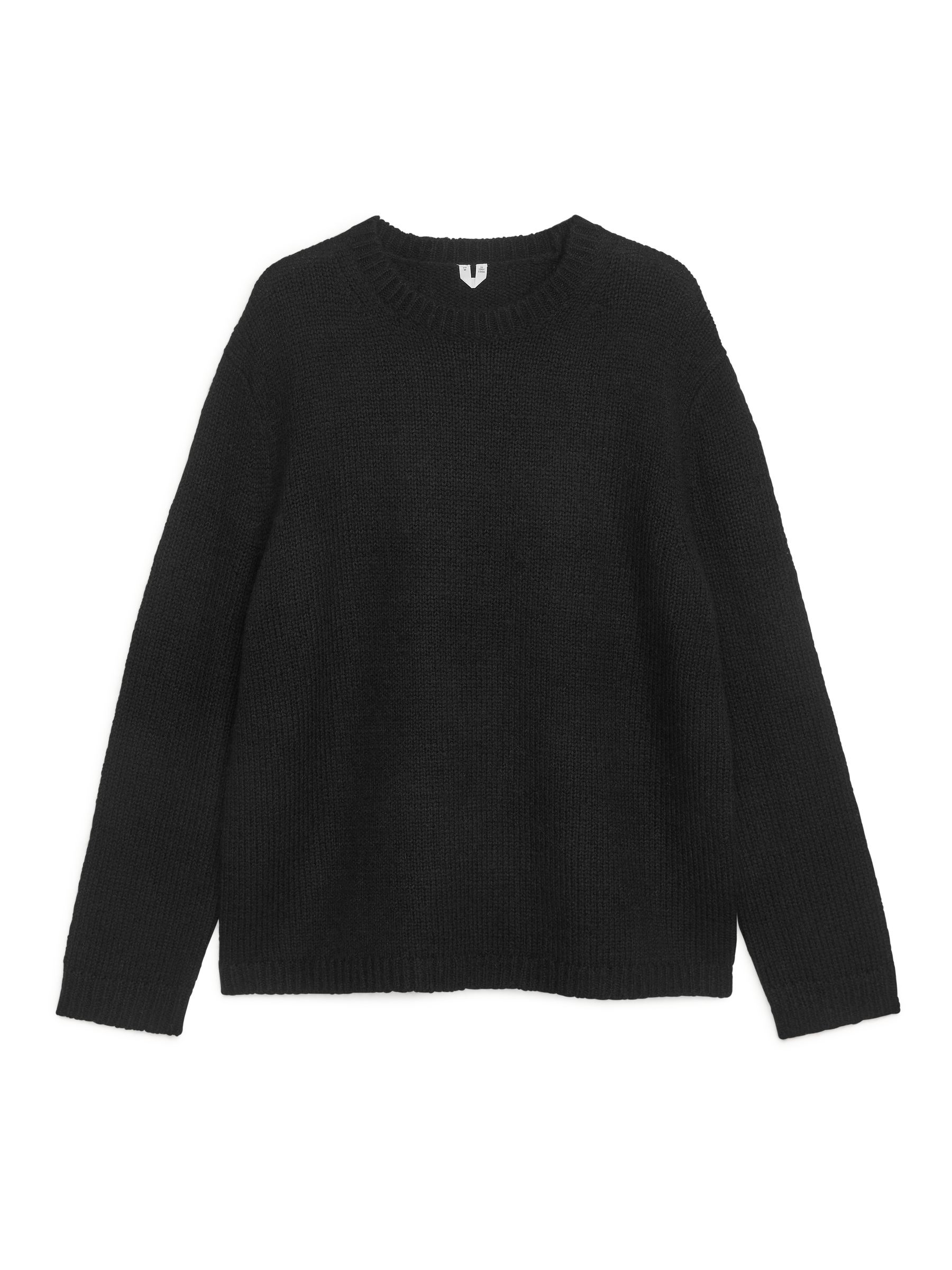 Wool Blend CrewNeck Jumper - Black - Men - StillMedia/DescriptiveStillLife - 1