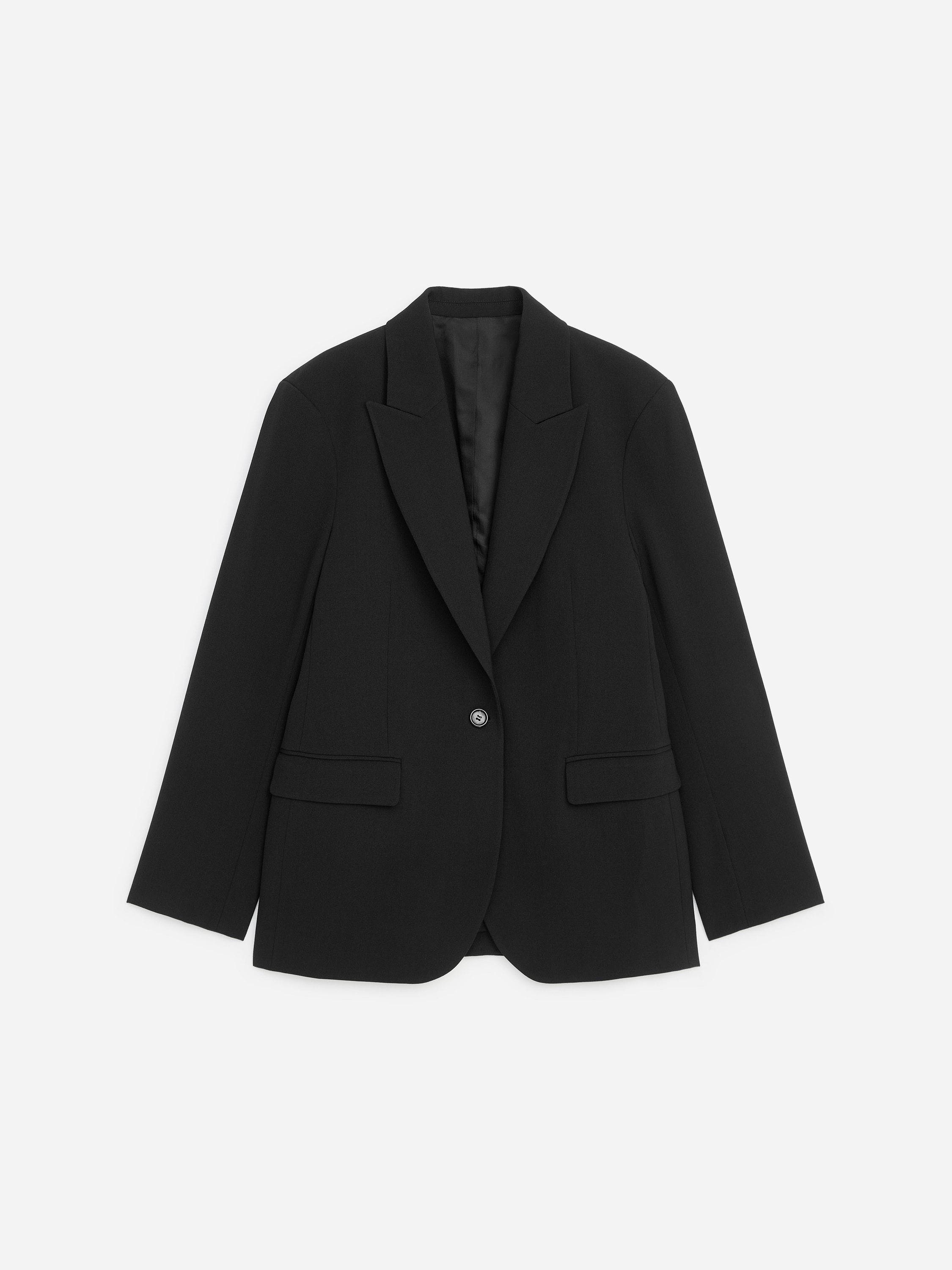 Lockerer Blazer - Schwarz