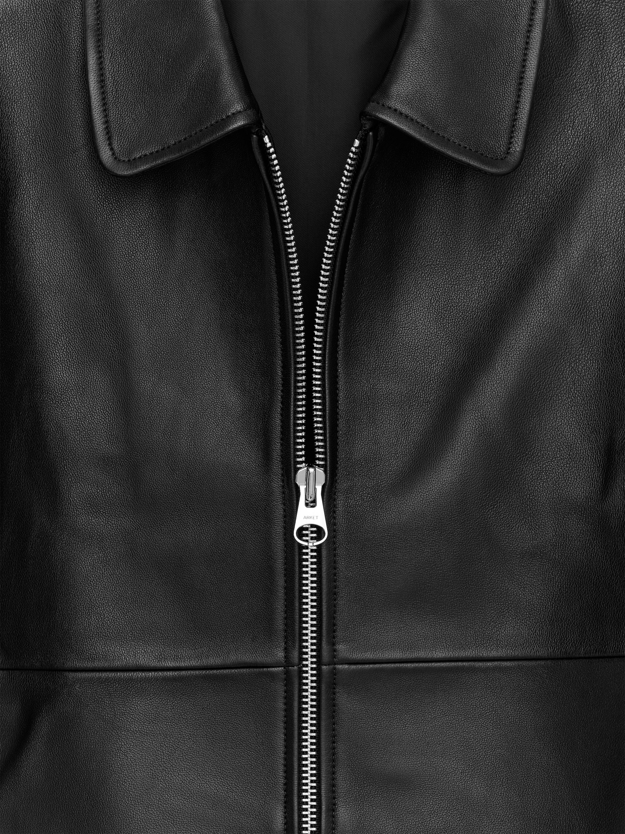 Lederjacke - Schwarz - Regular Fit - Herren - StillMedia/DescriptiveDetail - 1