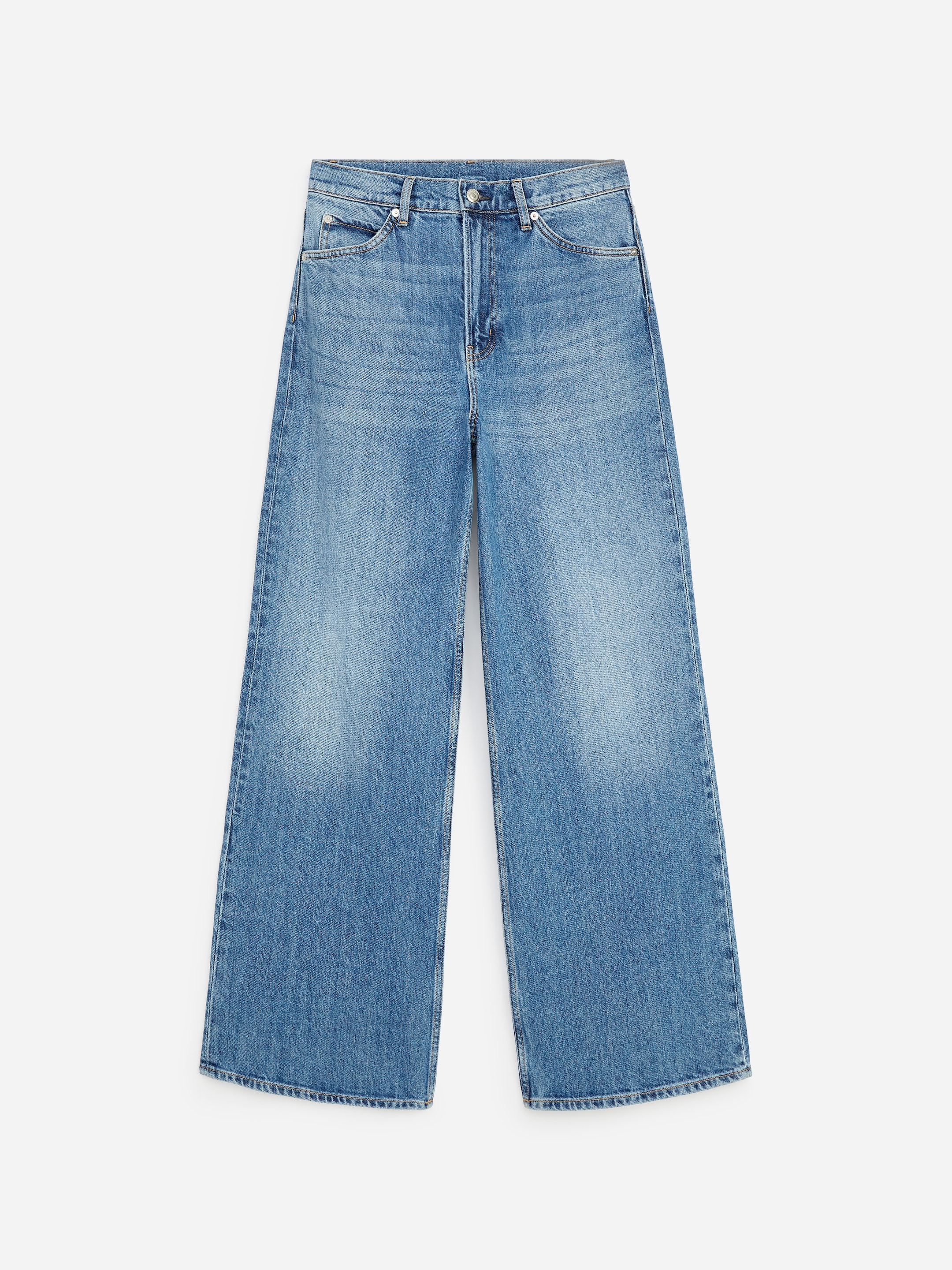 LUPINE Flared Jeans-Blue-19867