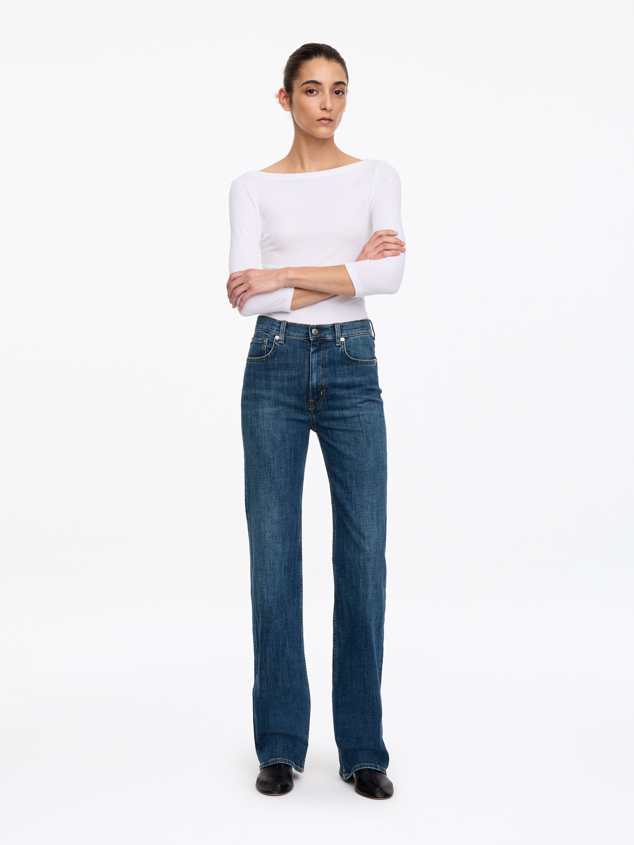 LINDEN Bootcut Jeans-Blue-21139