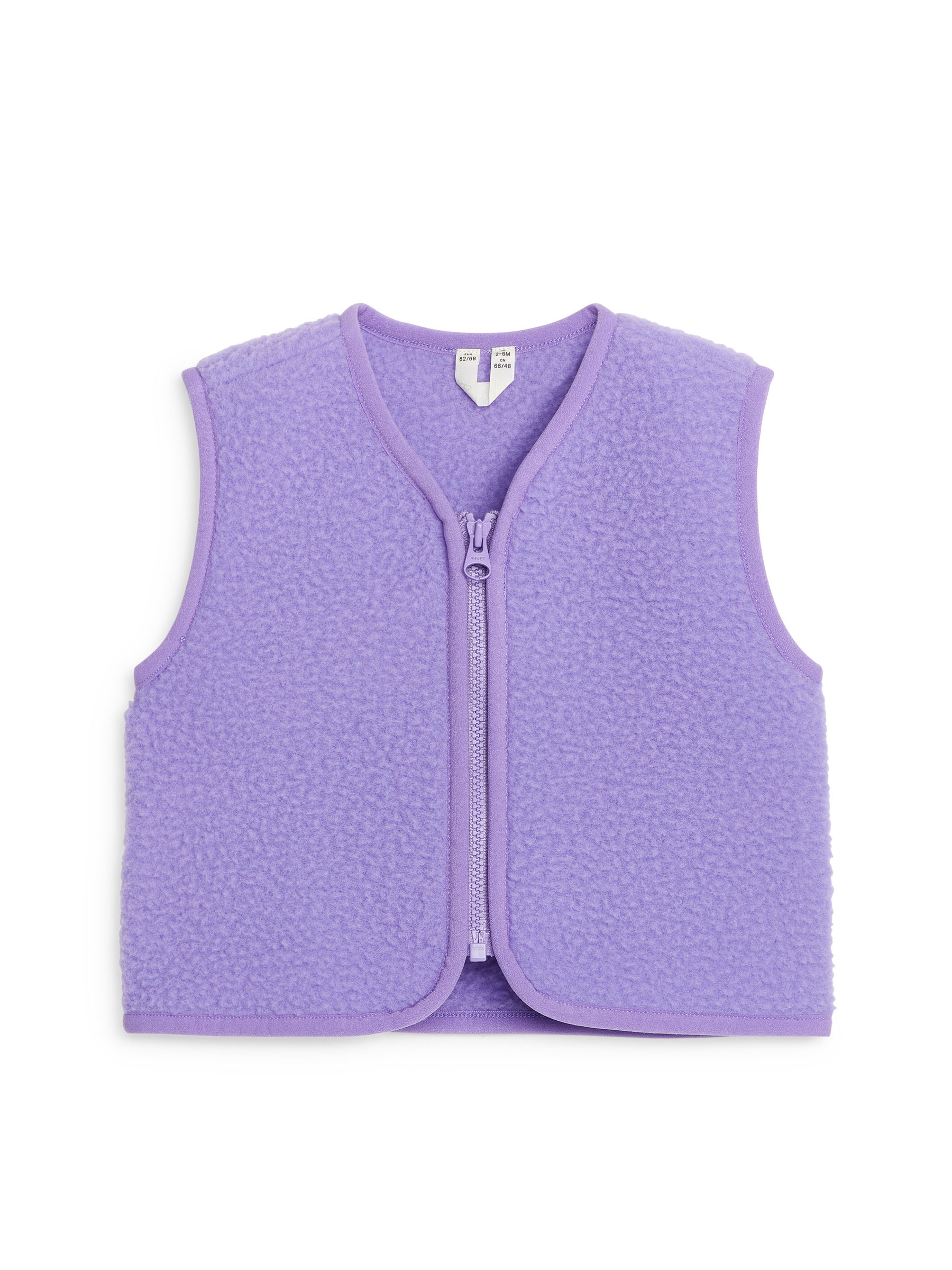 Pile Vest - Lilac - Regular fit - Children - StillMedia/DescriptiveStillLife - 3