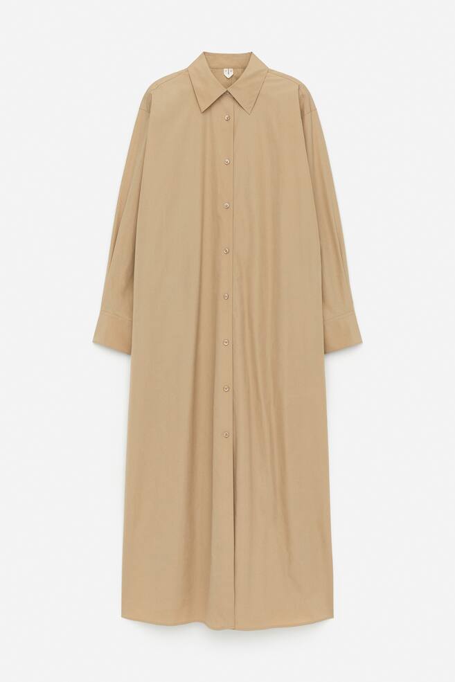 Ylisuuri paitamekko - Beige - 1