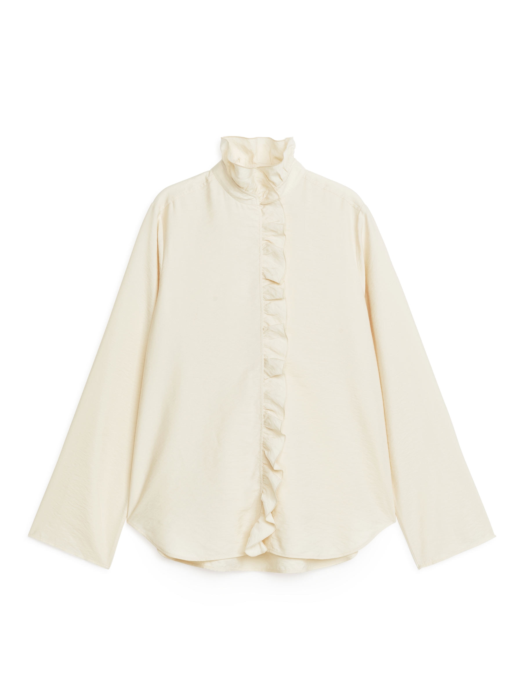 Rüschenbluse - Cremeweiß - Regular Fit - Damen - StillMedia/DescriptiveStillLife - 1