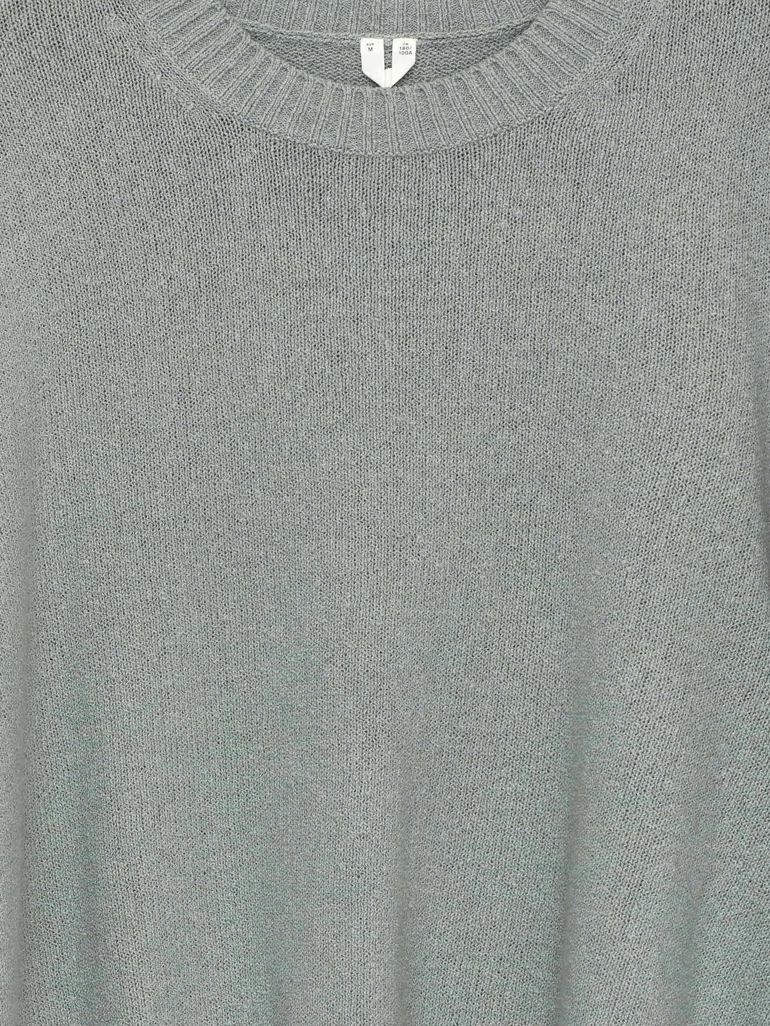 Pull en lin et soie - Turquoise poudré/Bleu foncé/Beige clair/Rouille/Bleu - 4