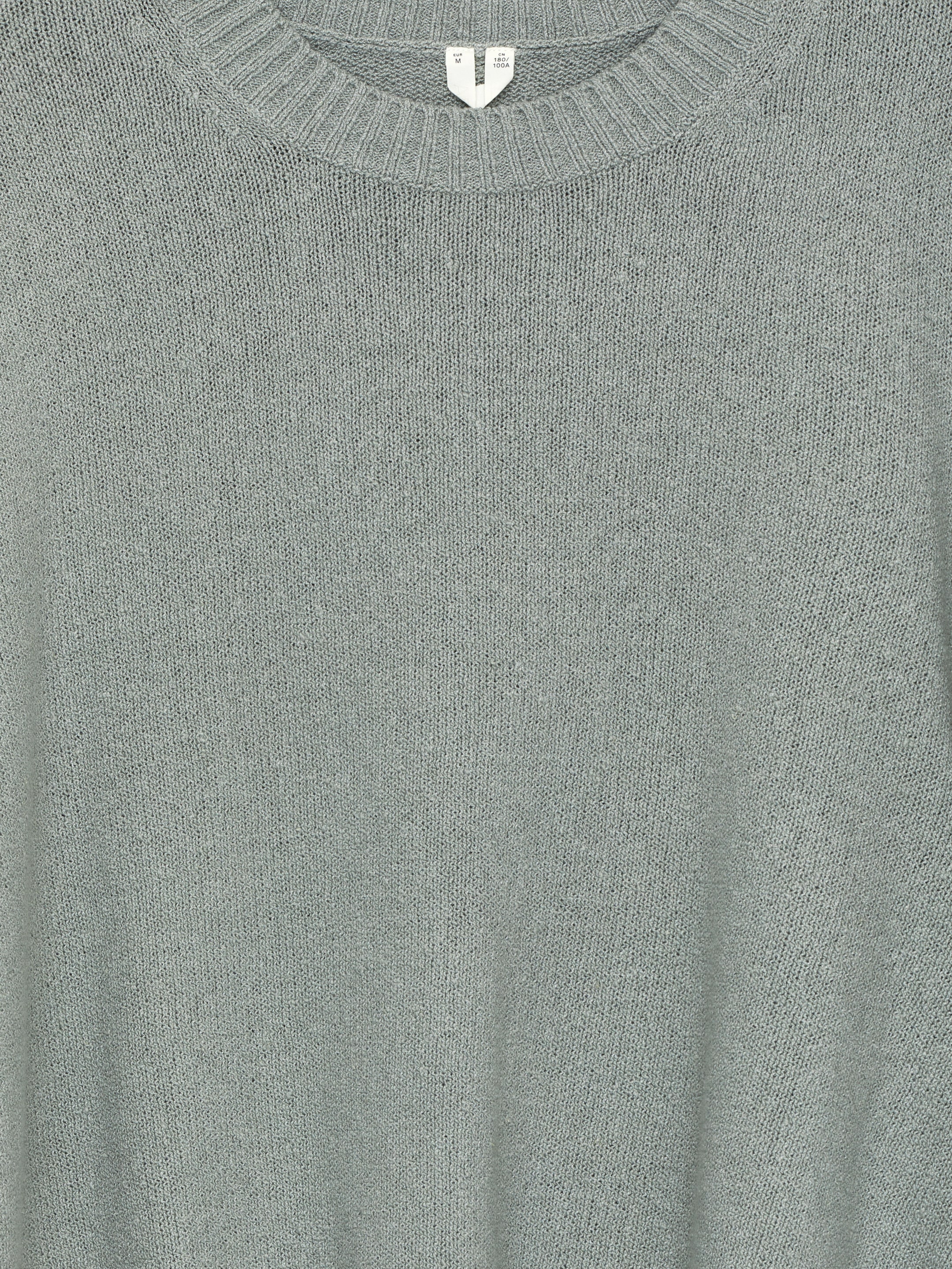 Linen Silk Jumper - Dusty Turquoise - Regular fit - Men - StillMedia/DescriptiveDetail - 2