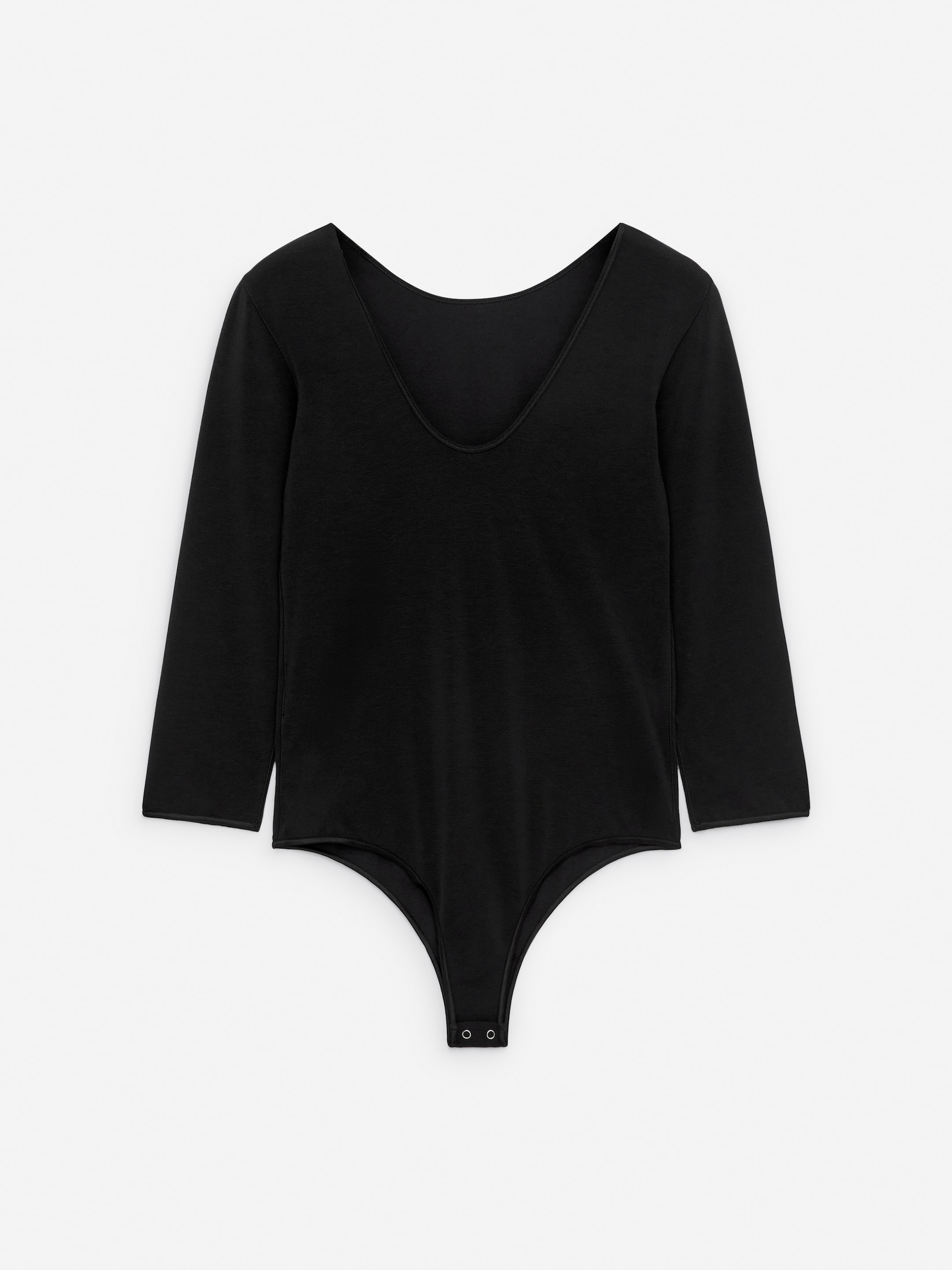 Long-Sleeve Bodysuit - Black - Slim fit - Women - StillMedia/DescriptiveStillLife - 1