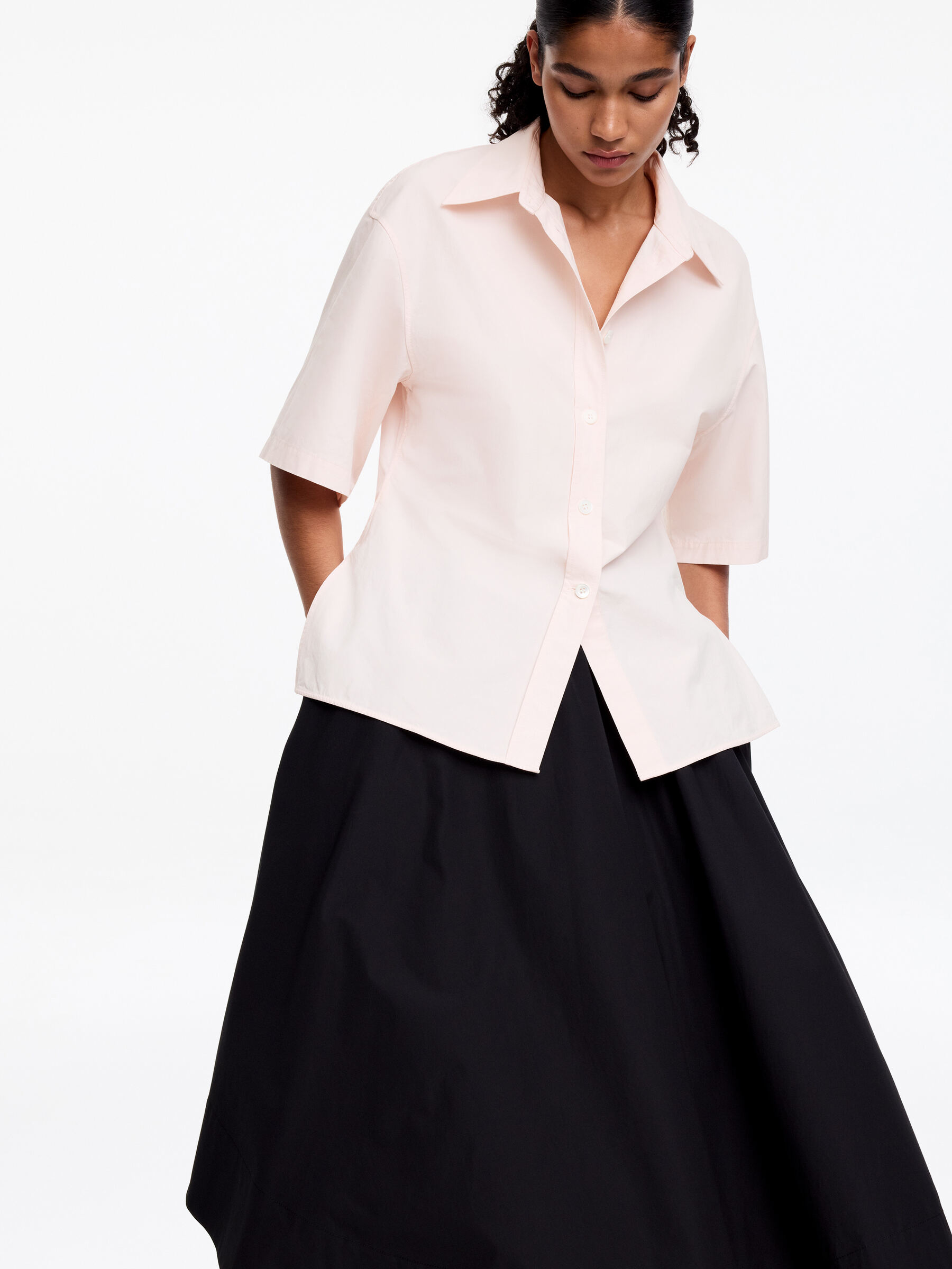 Camisa de manga corta - Rosa - Corte estándar - Women - StillMedia/Lookbook - 8