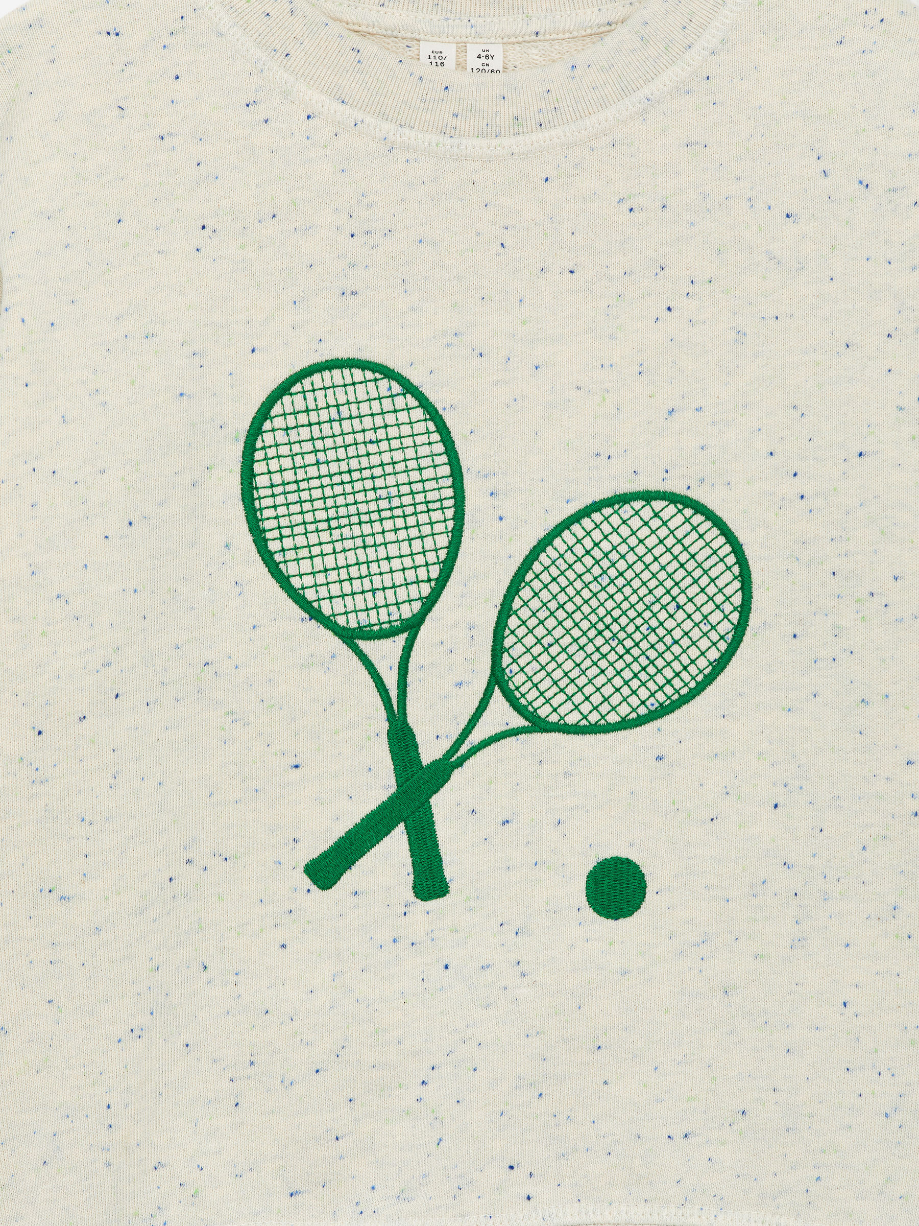 Sweatshirt mit Stickerei - Cremeweiß/Grün - Relaxed Fit - Kinder - StillMedia/DescriptiveDetail - 3