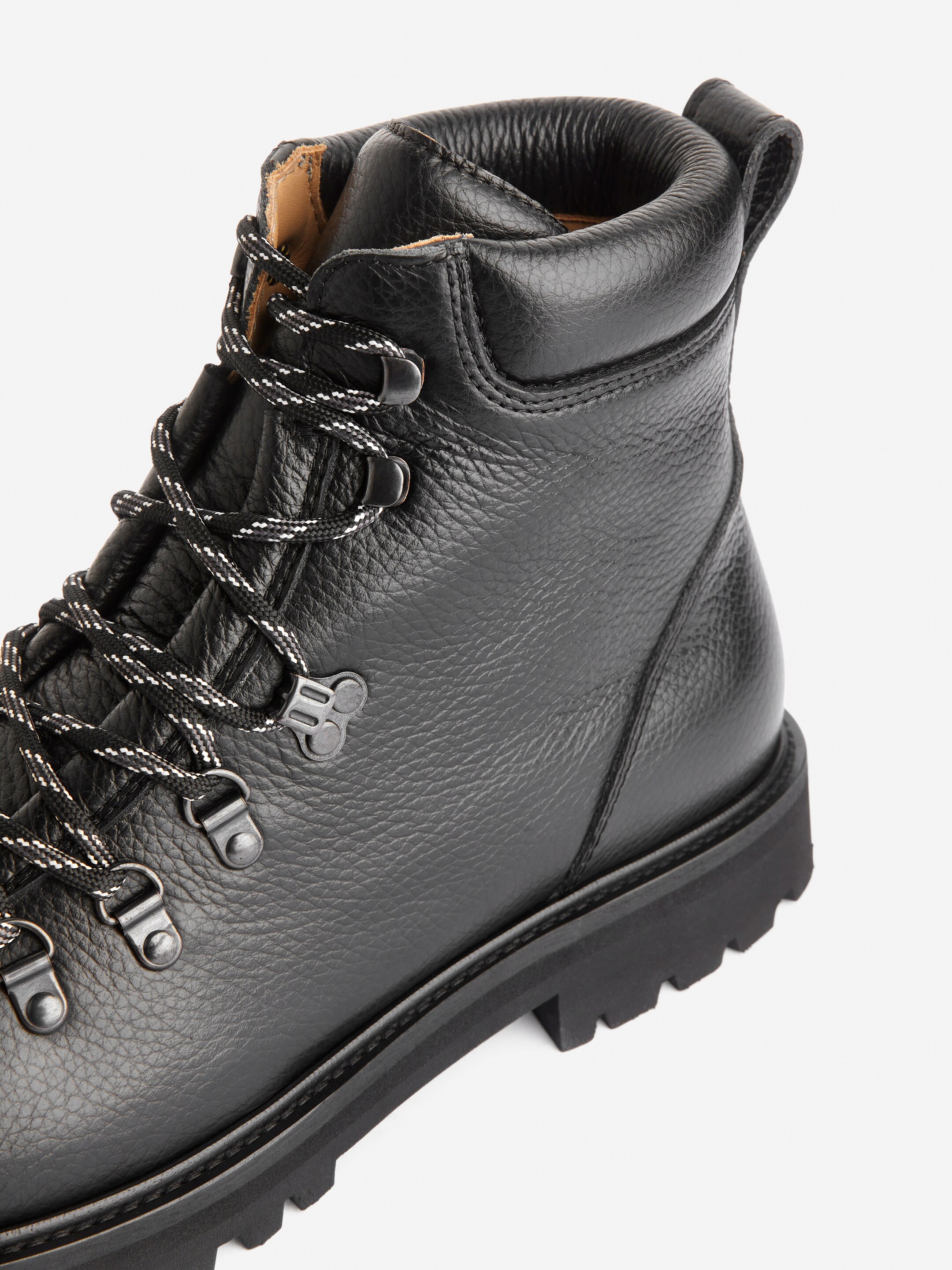 View larger image: Leather Hiking Boots - Black - Men | H&M GB 6
