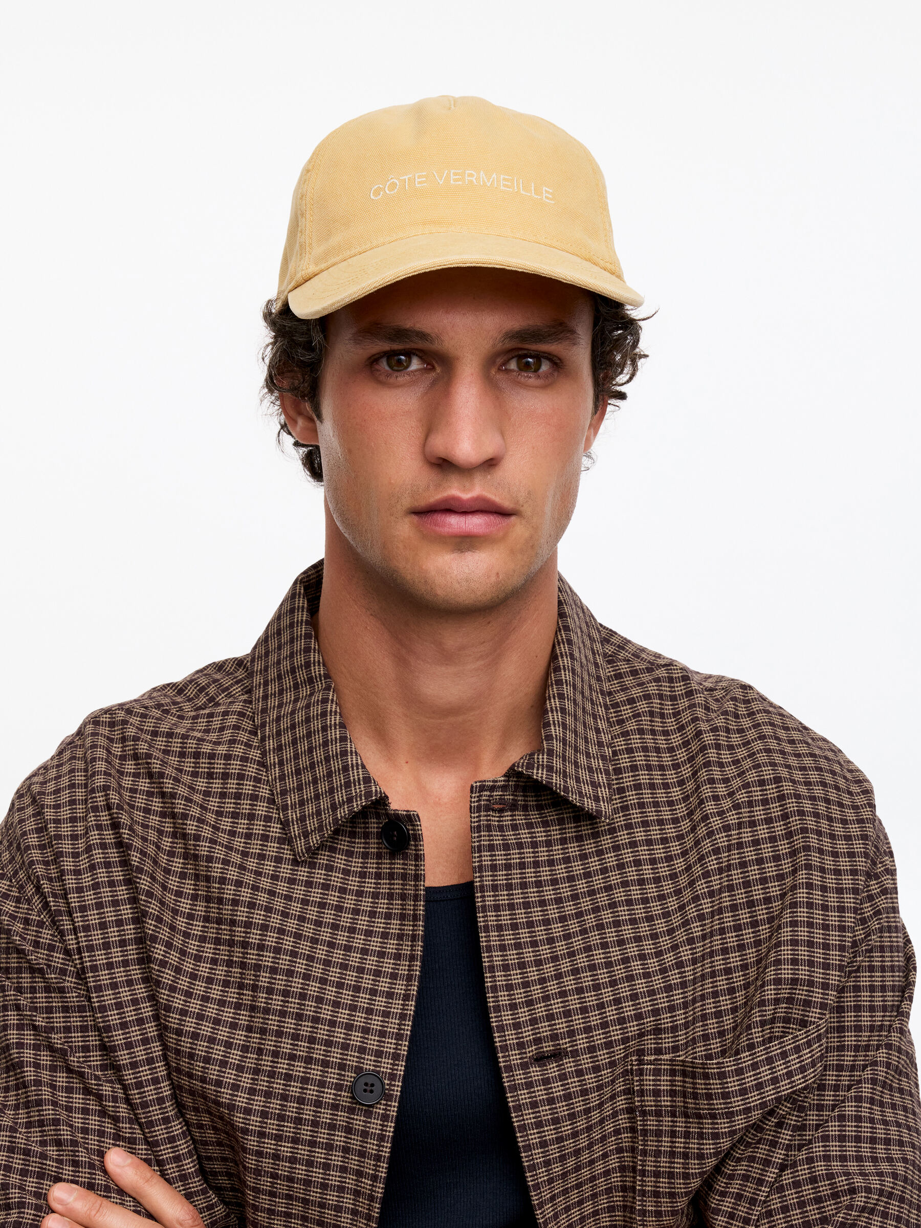 Keps i tvättad bomullscanvas - Saffran - Men - StillMedia/Lookbook - 4