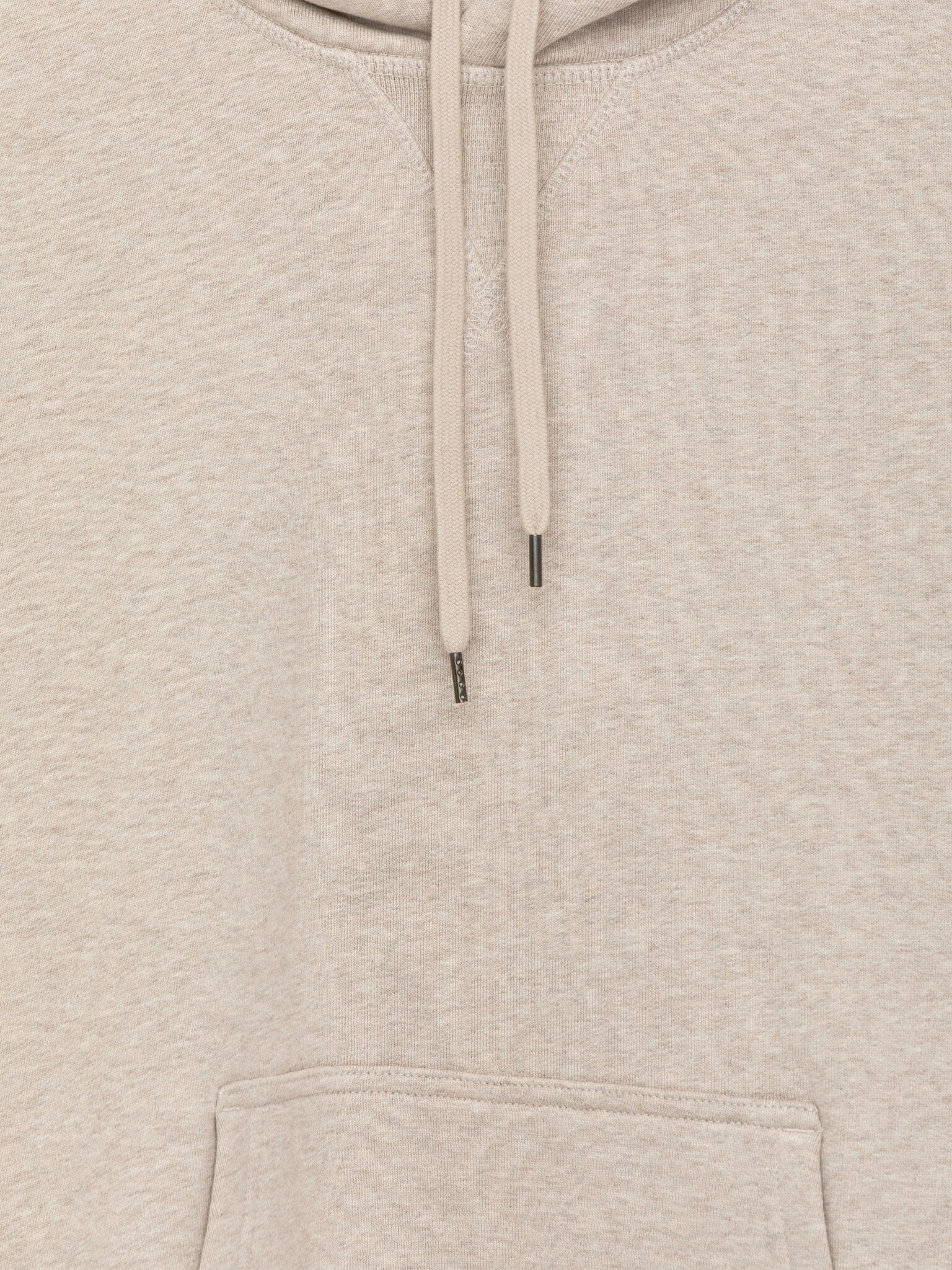 Sweat à capuche - Beige clair chiné - 4