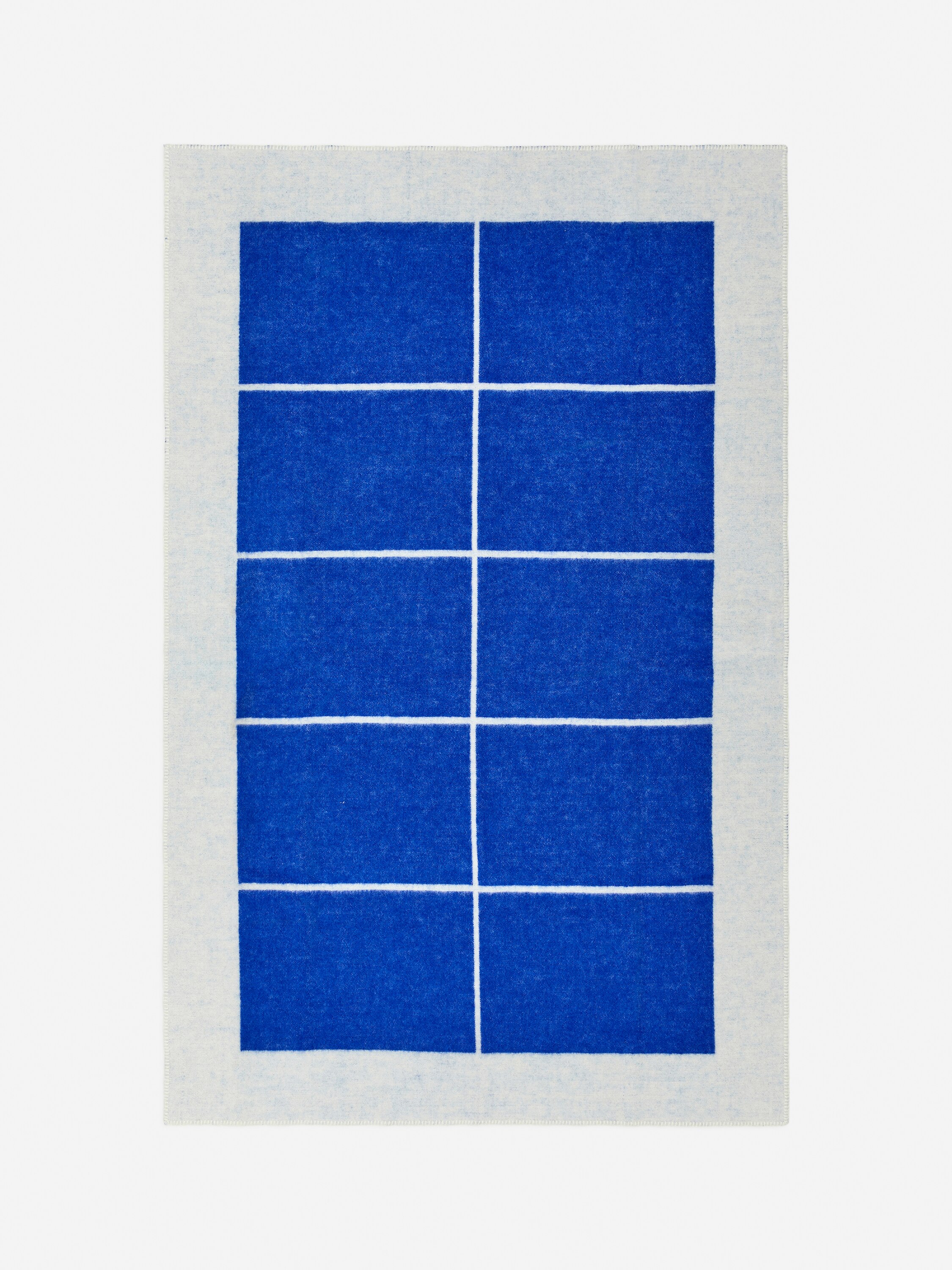 Klippan Wool Blanket – Blue/Off White – Homeware – ARKET DK