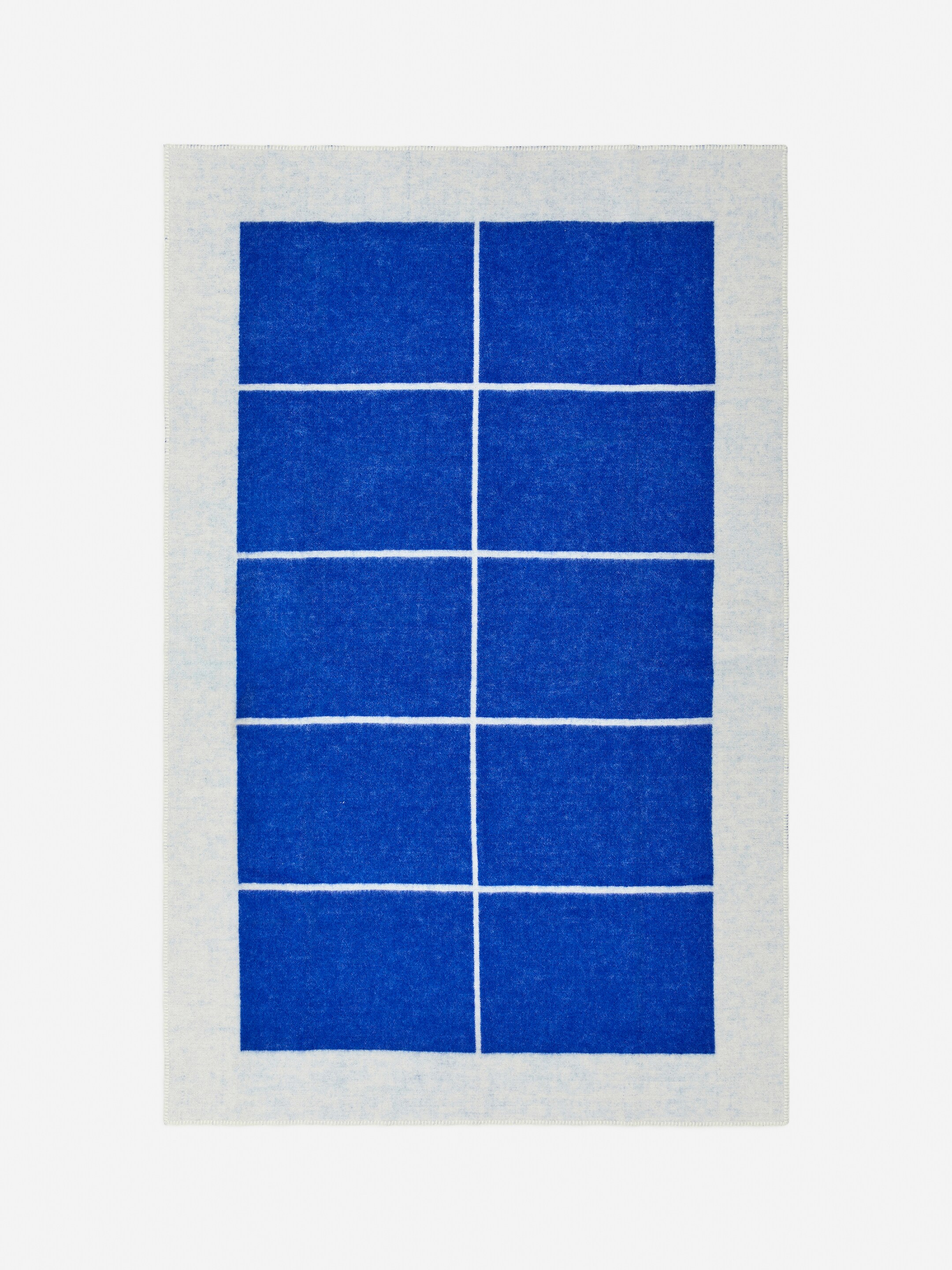 Visualizza immagine più grande: Coperta Klippan in lana - Blu/Bianco sporco - HOME | H&M IT 2