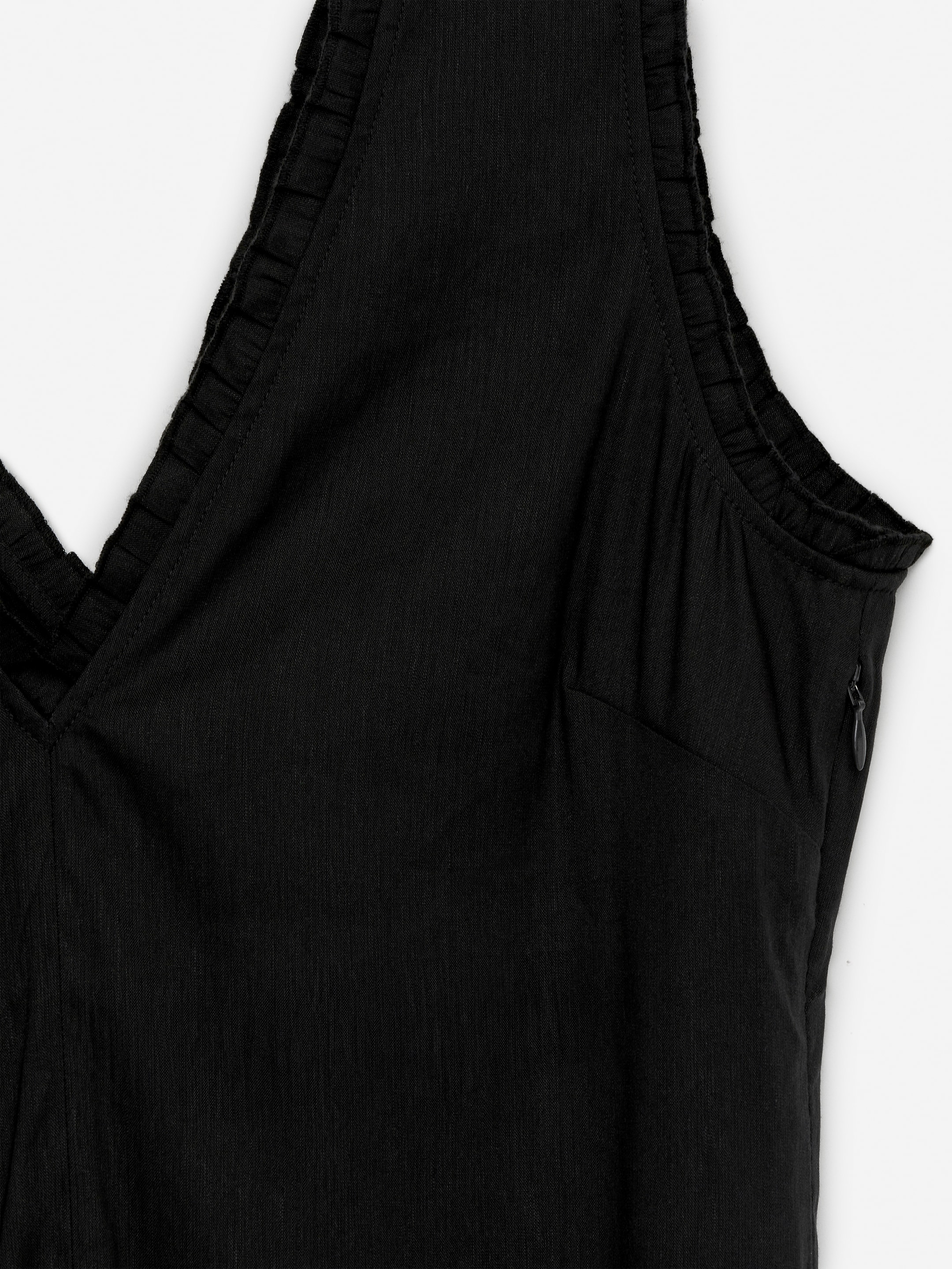 Frill-Detail Dress - Black - Fason normalny - Women - StillMedia/DescriptiveDetail - 2