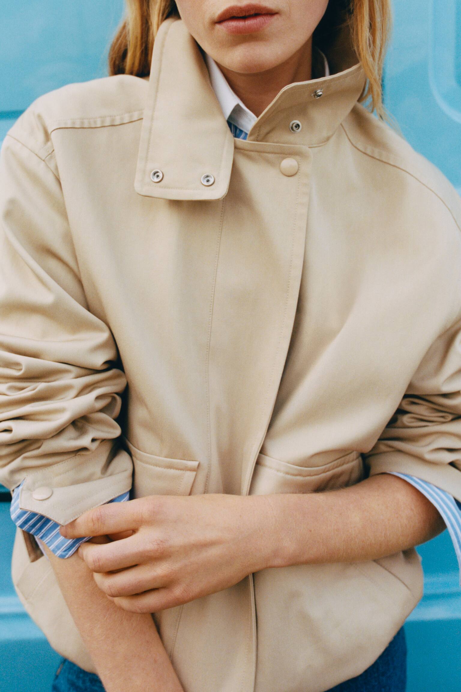 Kurtka Harrington - Beżowy/Różowy - 3