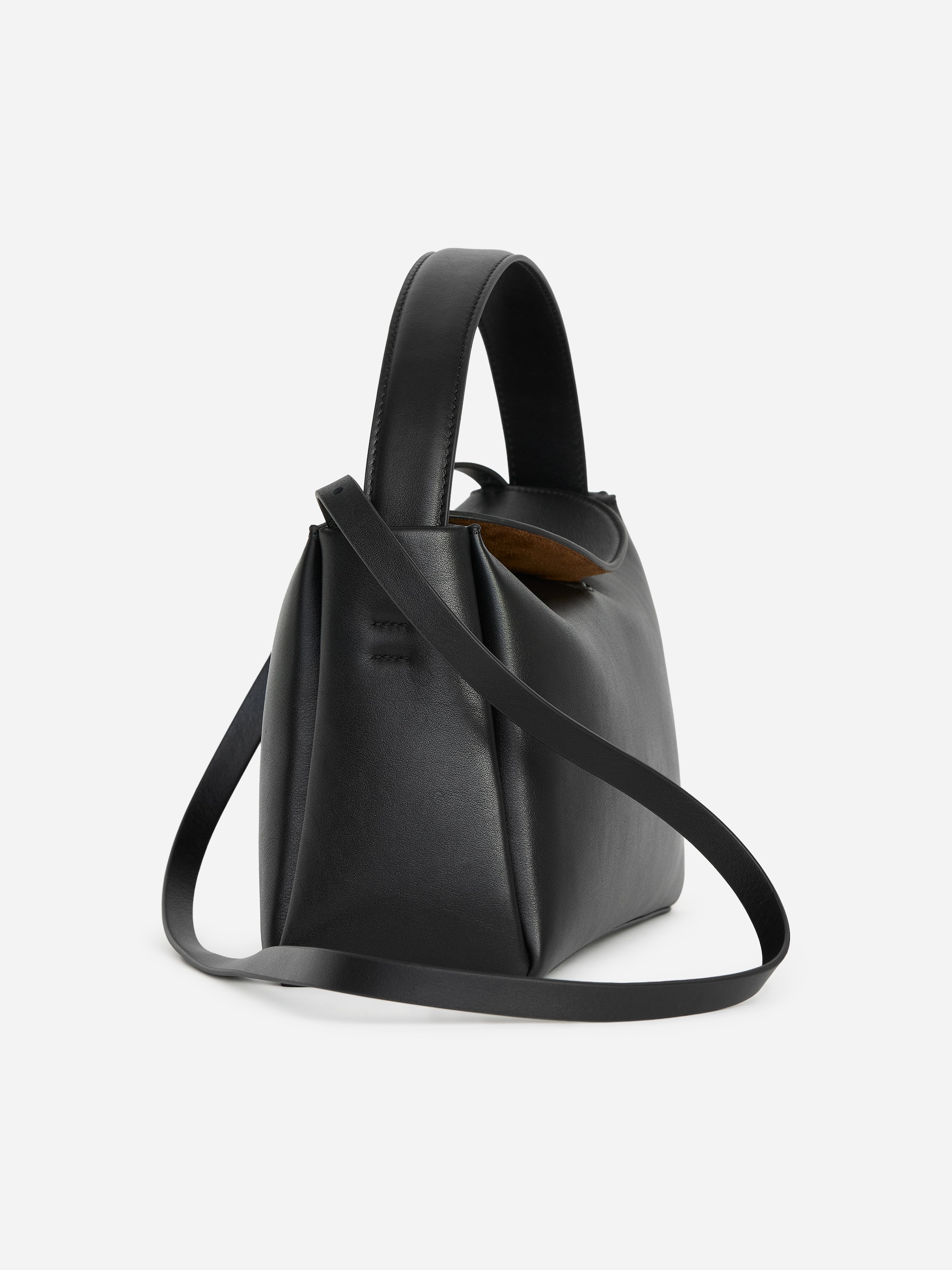 Leather Shoulder Bag - Black - women - StillMedia/DescriptiveStillLife - 1