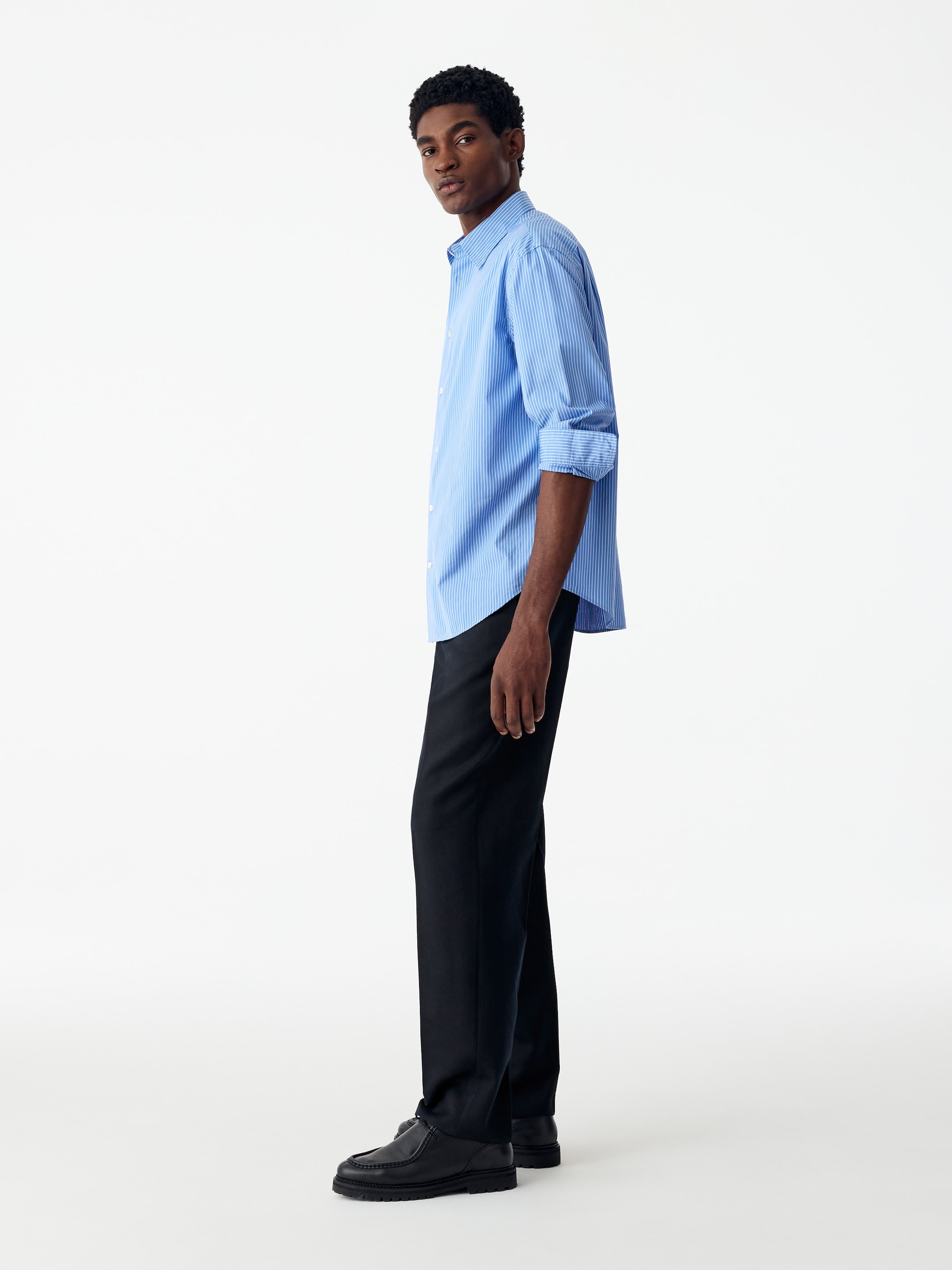 Wollhose mit schmaler Passform - Dunkelblau - Slim Fit - men - StillMedia/Lookbook - 5