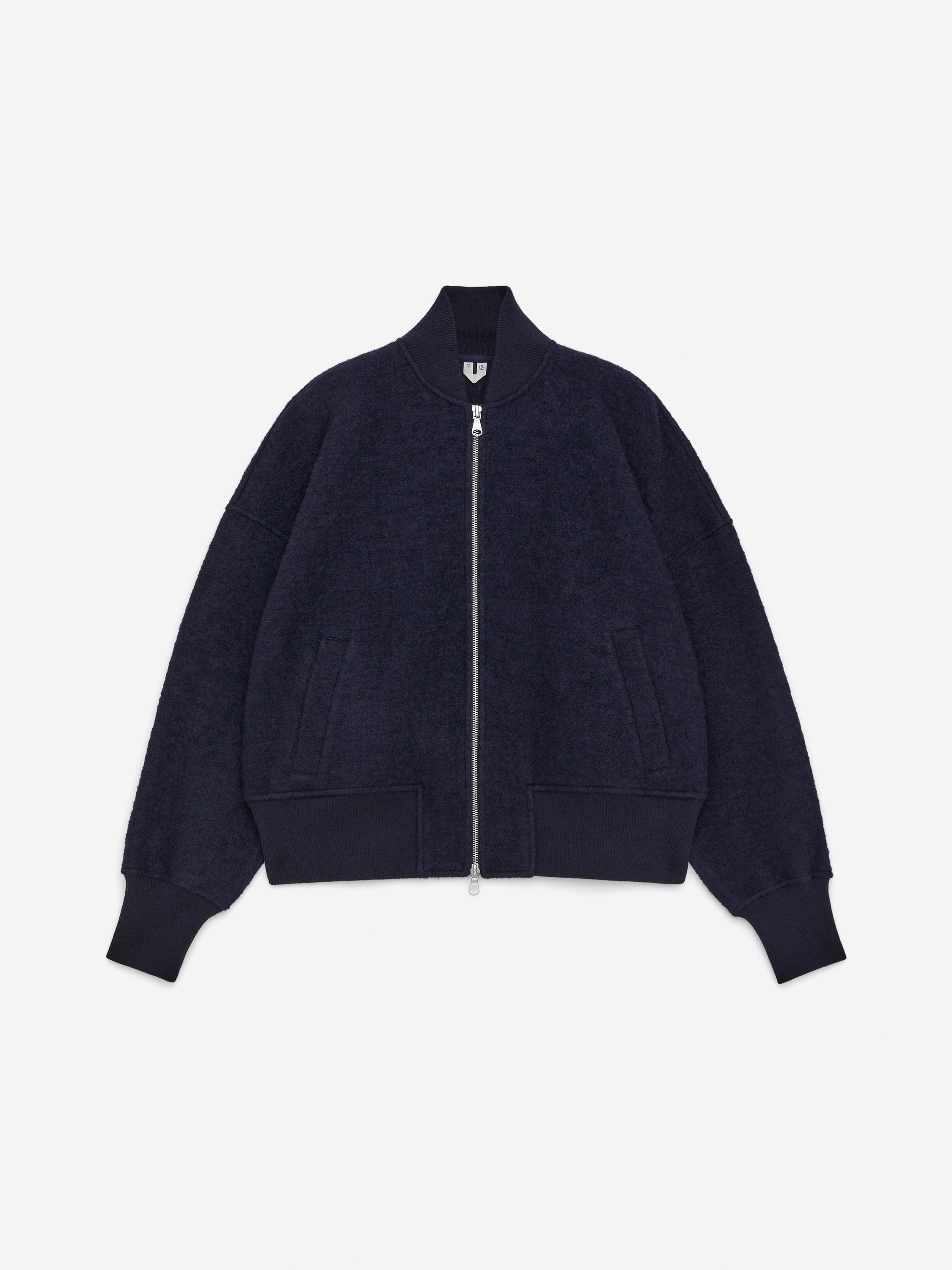 Boiled Wool Jacket-#0A041F-16719