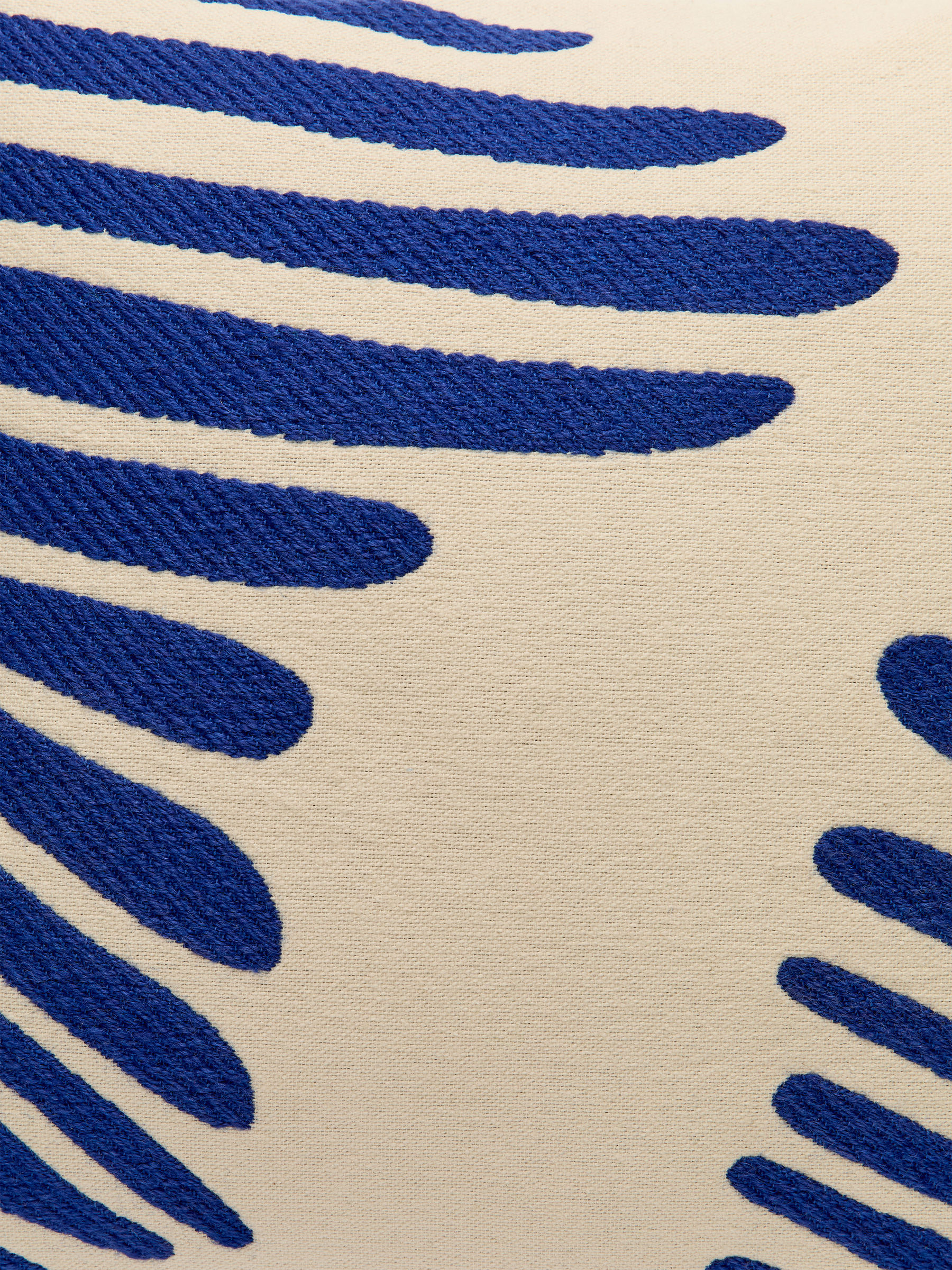 Funda de cojín de lana y algodón 50 x 50 cm - Azul/blanco roto - Homeware - StillMedia/DescriptiveDetail - 1