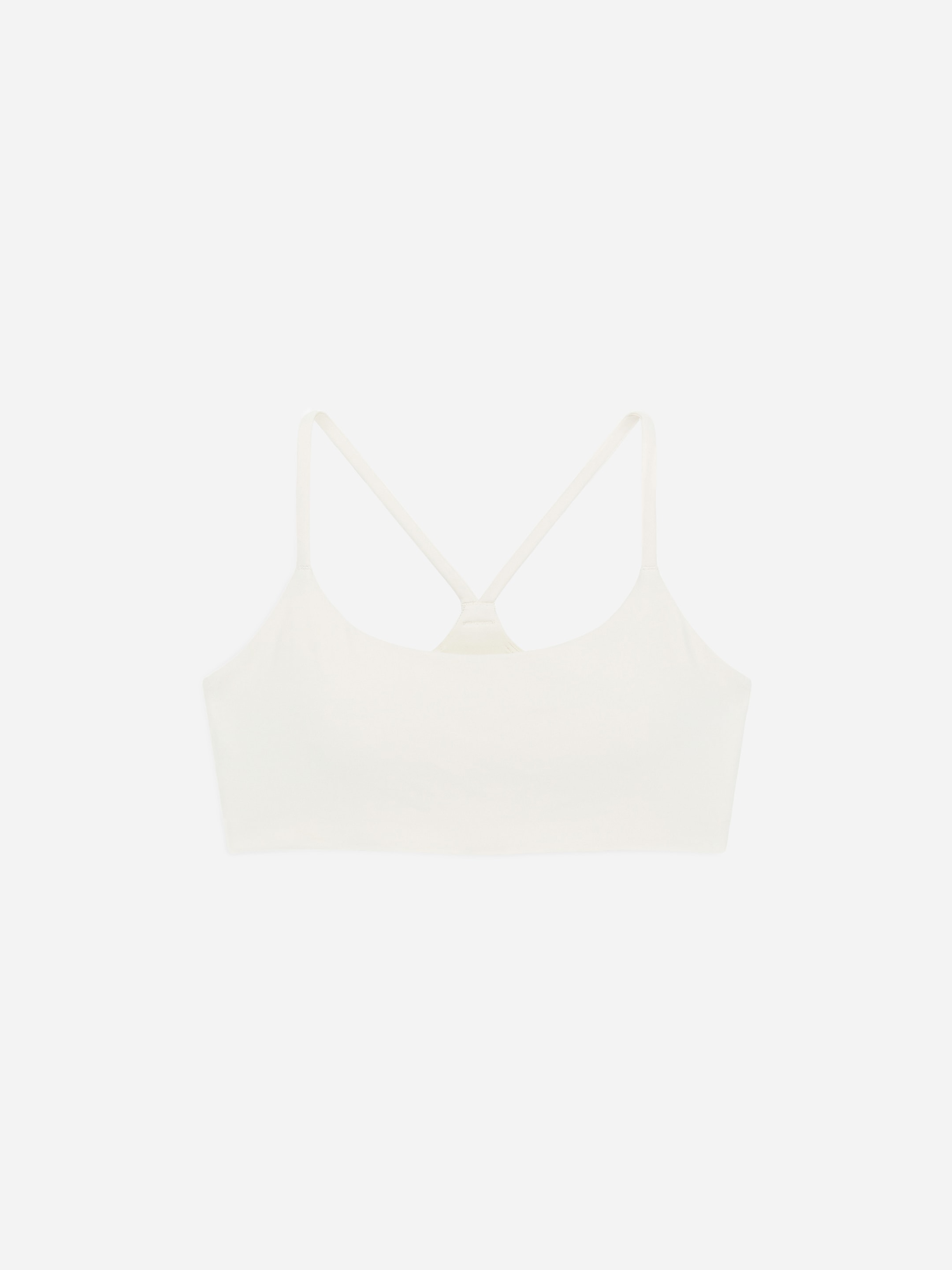 Soft Stretch Sports Bra-White-17808