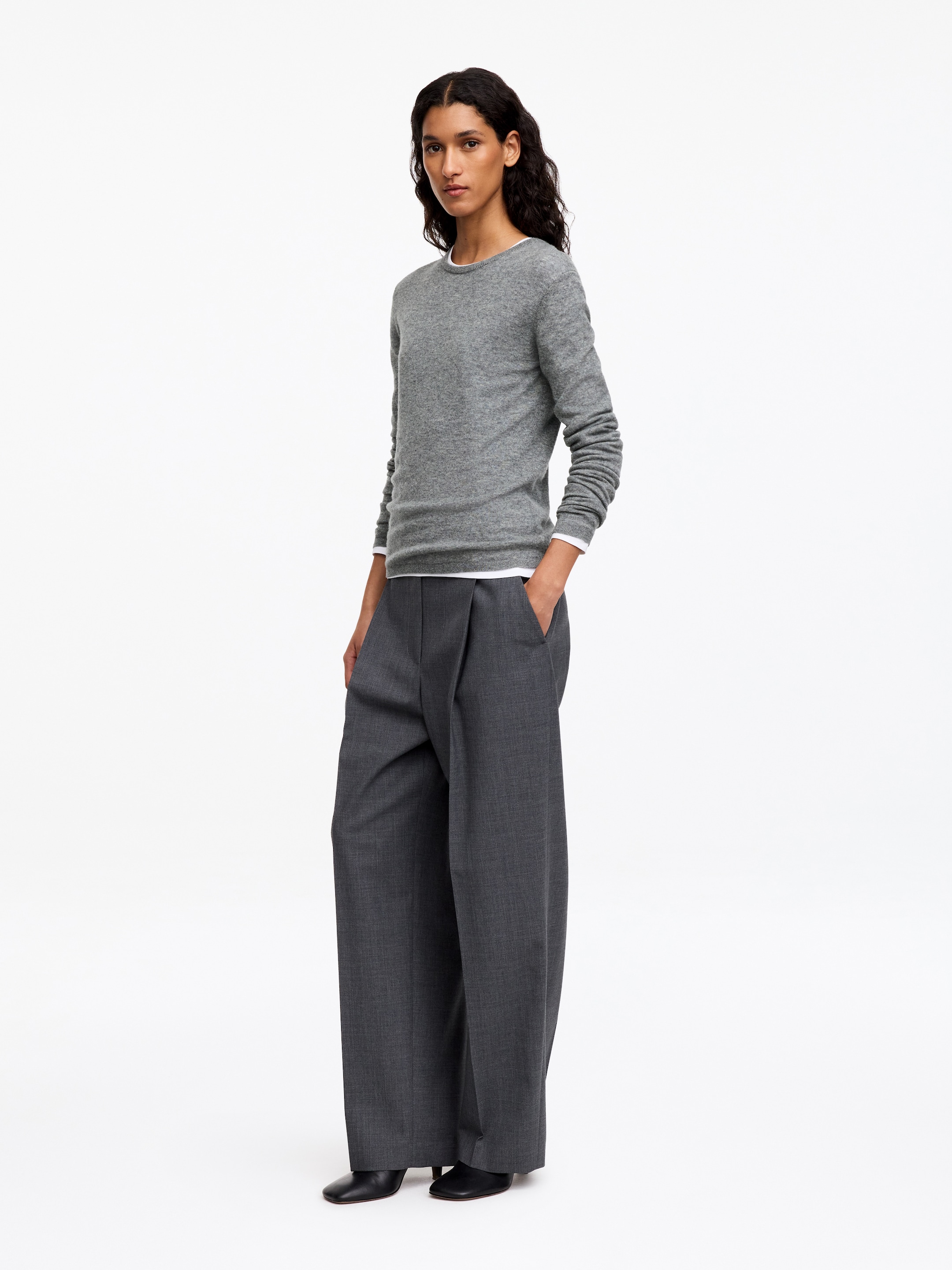 Suéter de cachemir puro - Gris - Corte estándar - women - StillMedia/Lookbook - 5