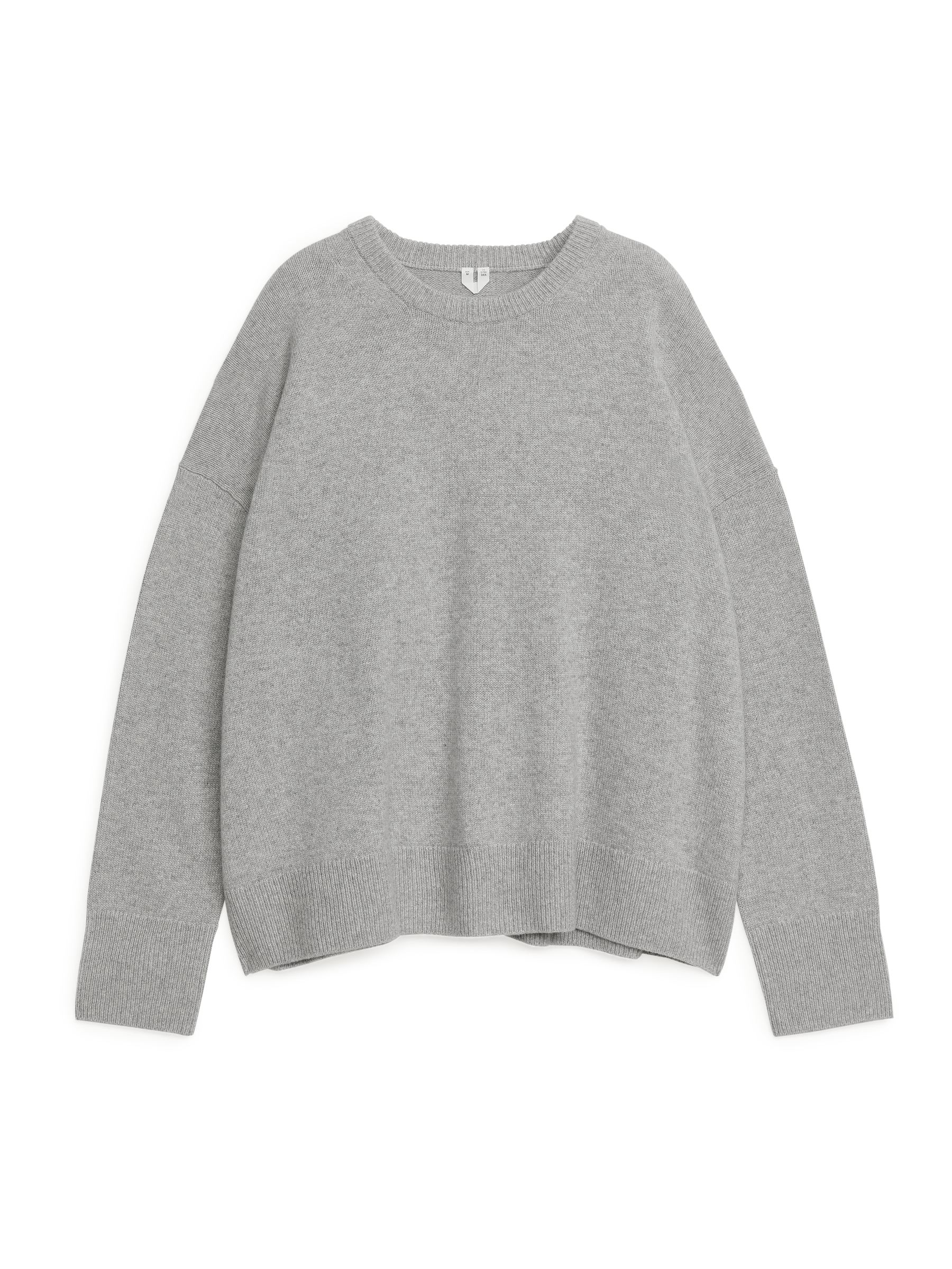 Cashmere Jumper - Grey Melange - Relaxed fit - Women - StillMedia/DescriptiveStillLife - 1