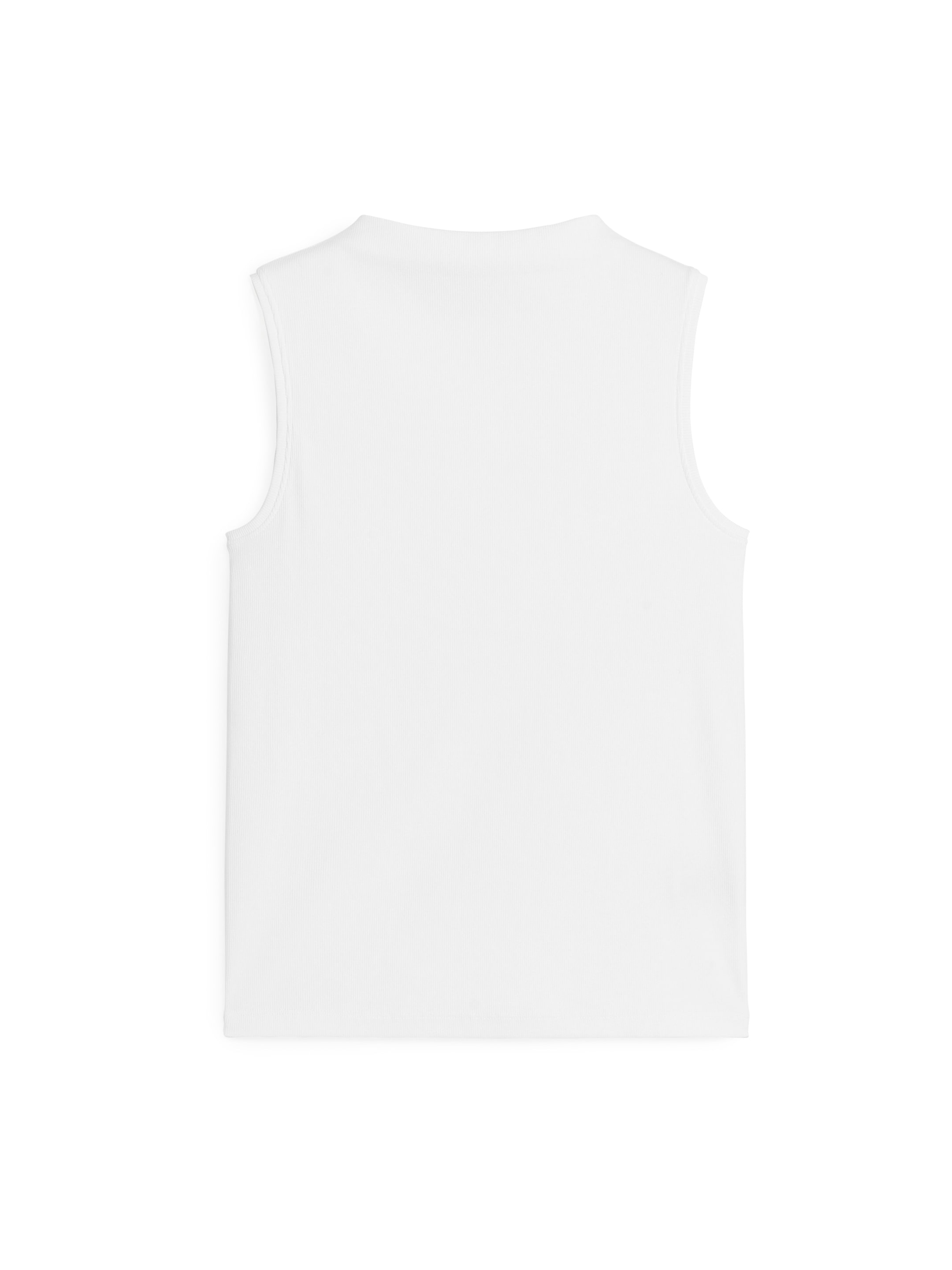 Ärmelloses Top mit Stehkragen - Weiß - Regular Fit - Damen - StillMedia/DescriptiveStillLife - 1