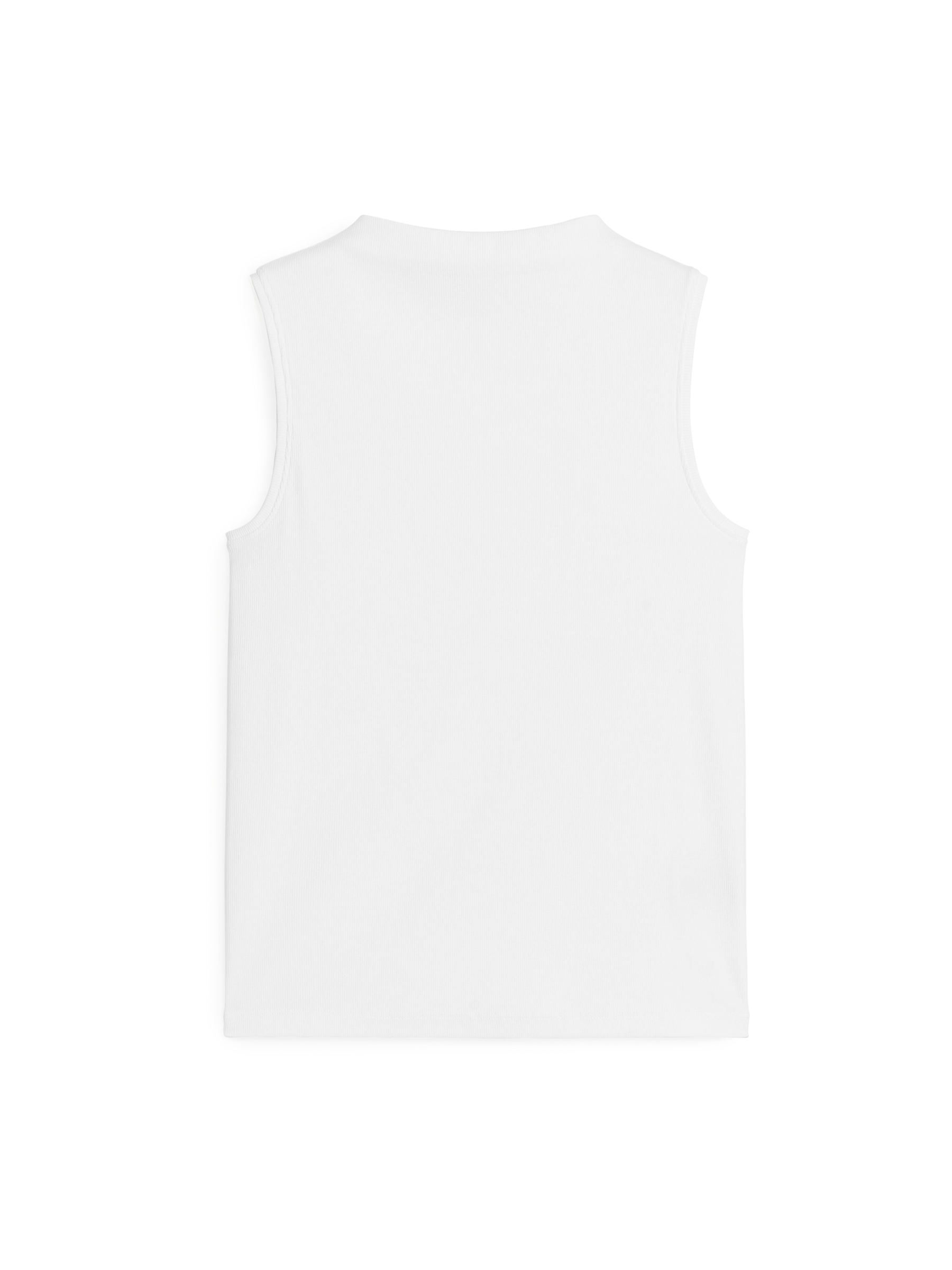 Ärmelloses Top mit Stehkragen - Weiß - Regular Fit - Damen - StillMedia/DescriptiveStillLife - 1