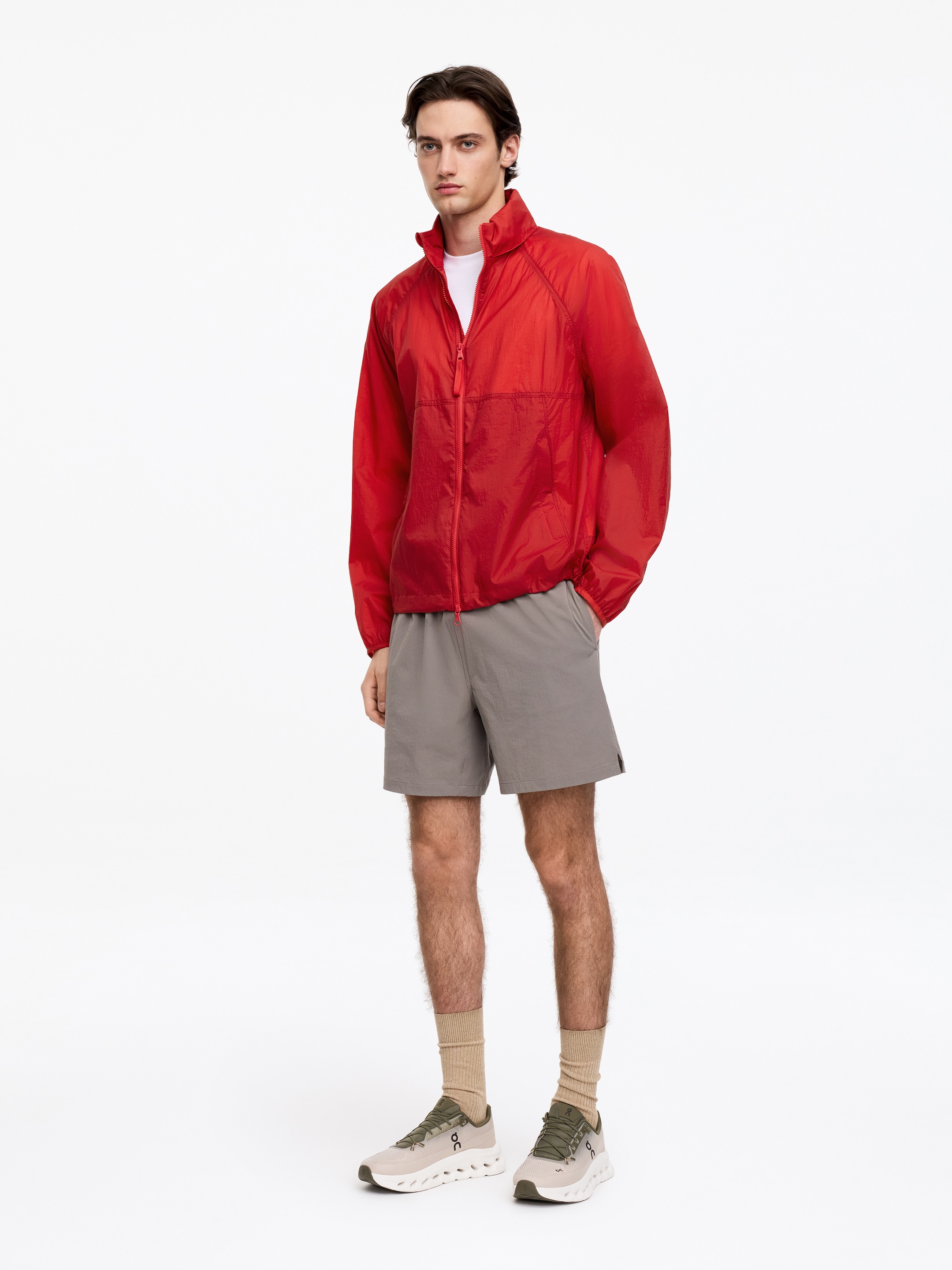 ARKET ACTIVE Windbreaker - Red - Regular fit - Men - StillMedia/Lookbook - 5