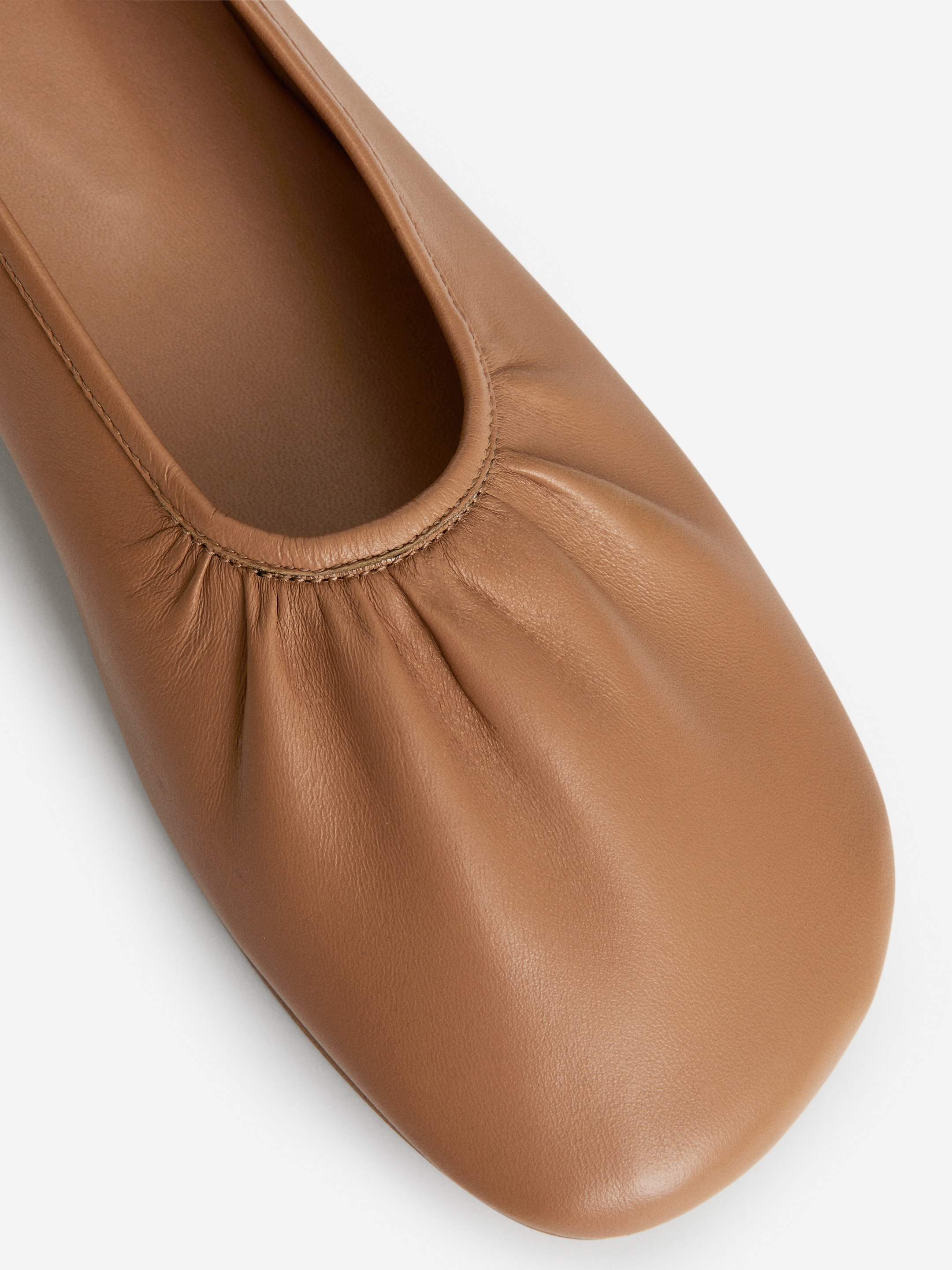 Visualizza immagine più grande: Ballerine in pelle - Marrone - DONNA | H&M IT 5