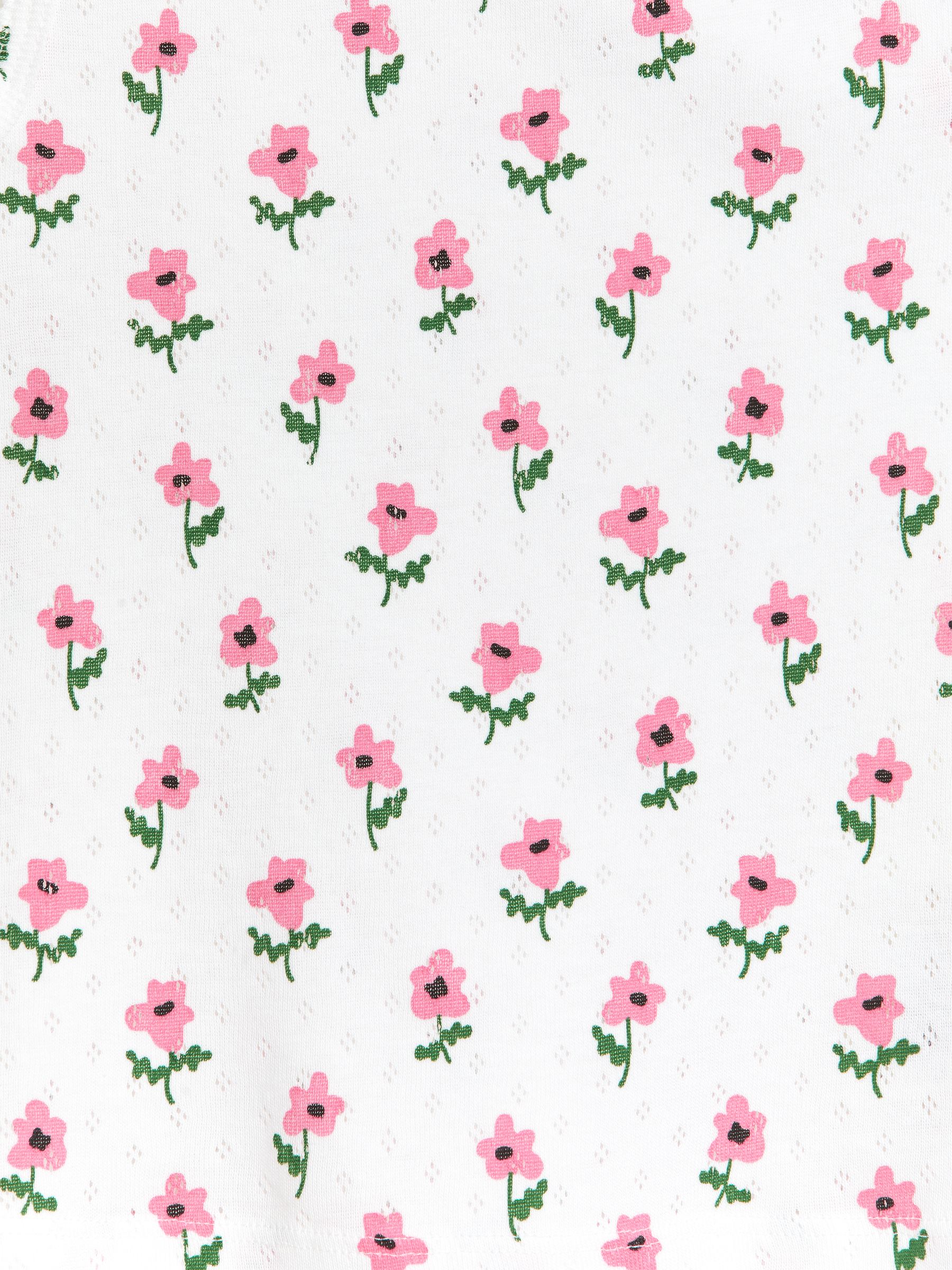 Pointelle-Pyjamaset - Weiß/Geblümt - Regular Fit - Kinder - StillMedia/DescriptiveDetail - 2