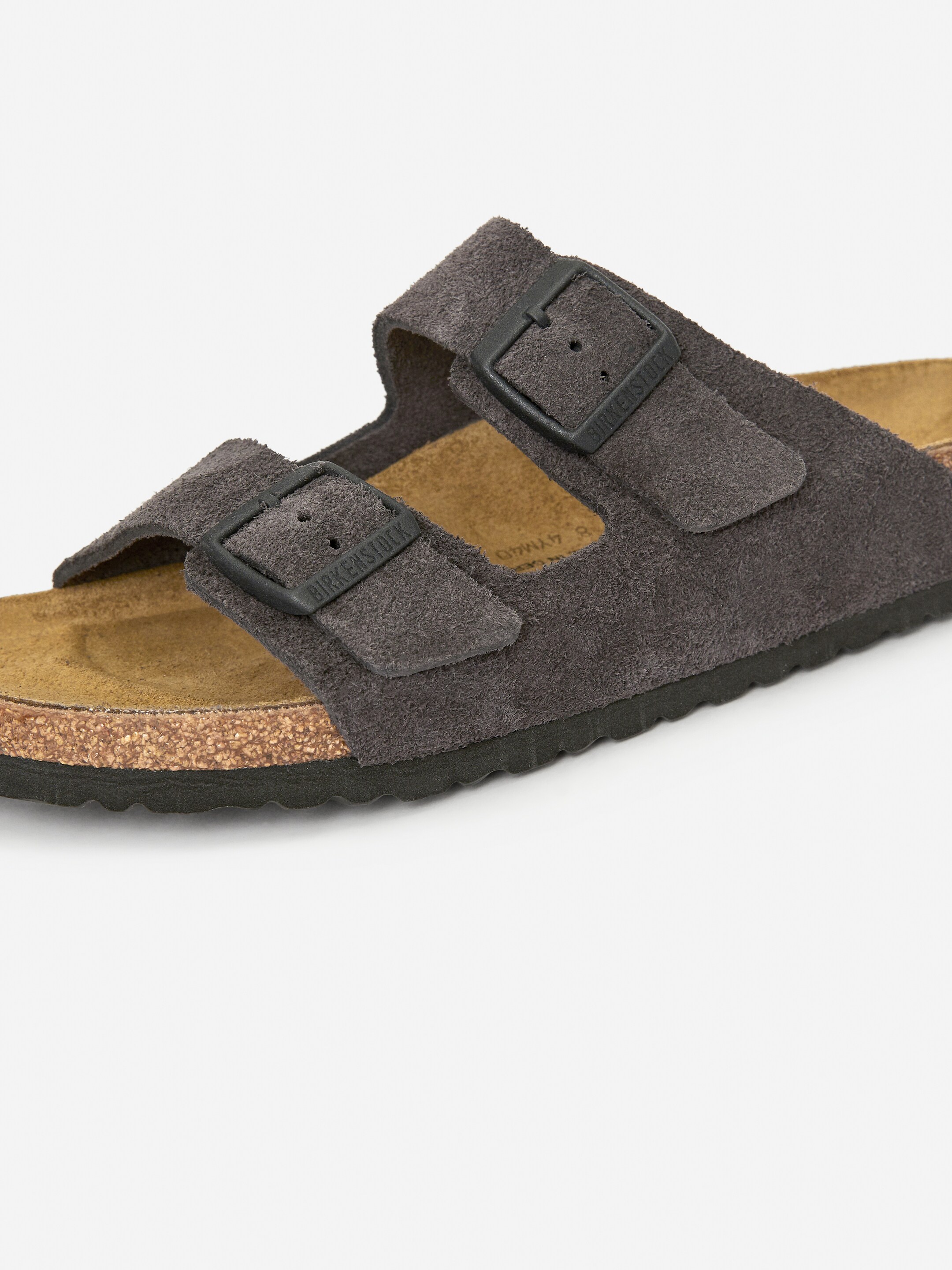 Zamszowe sandały Birkenstock Arizona - Dark Grey - Men - StillMedia/DescriptiveDetail - 5