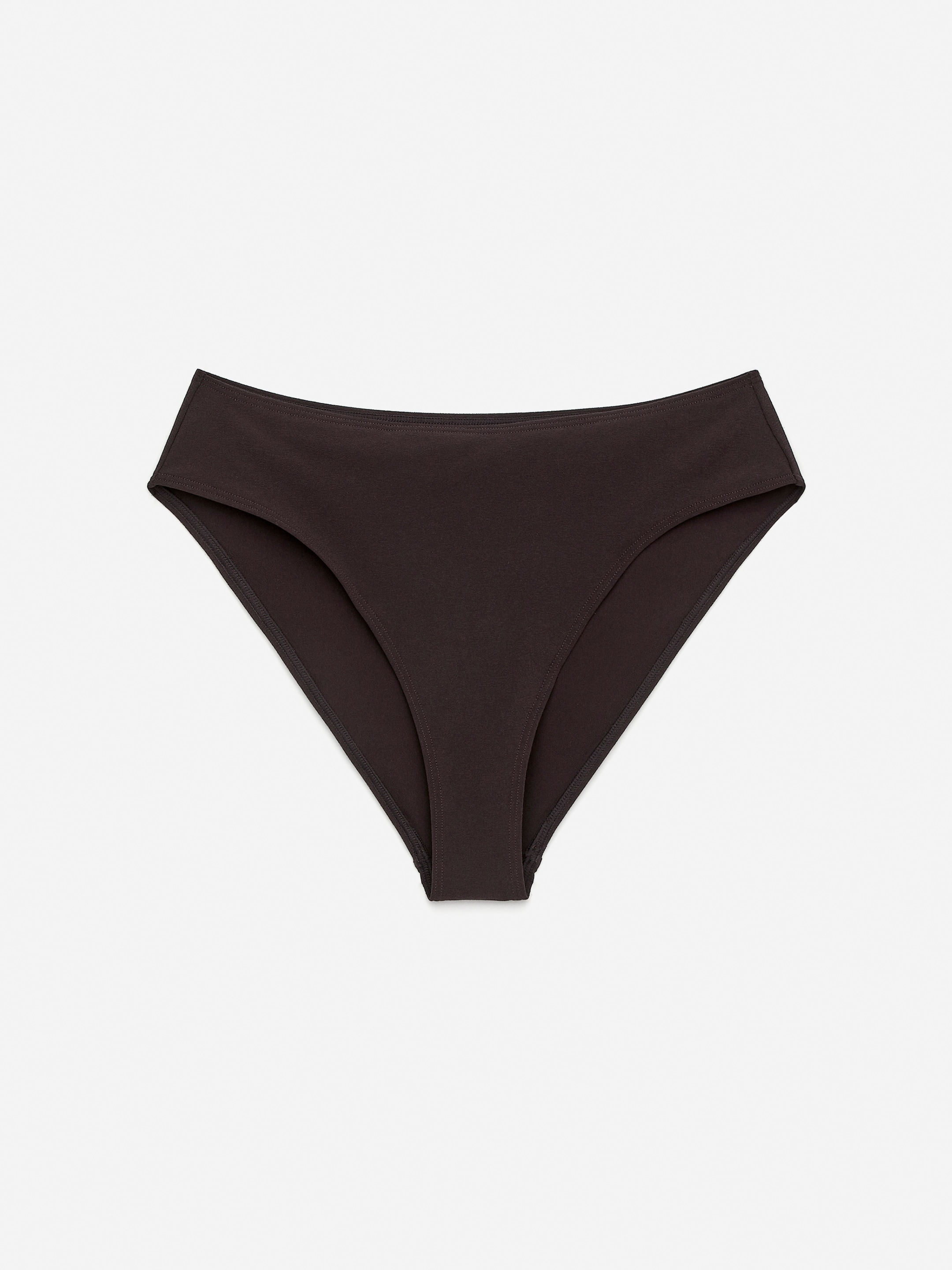 Mid-Waist Bikini Briefs-#372B2D-15879