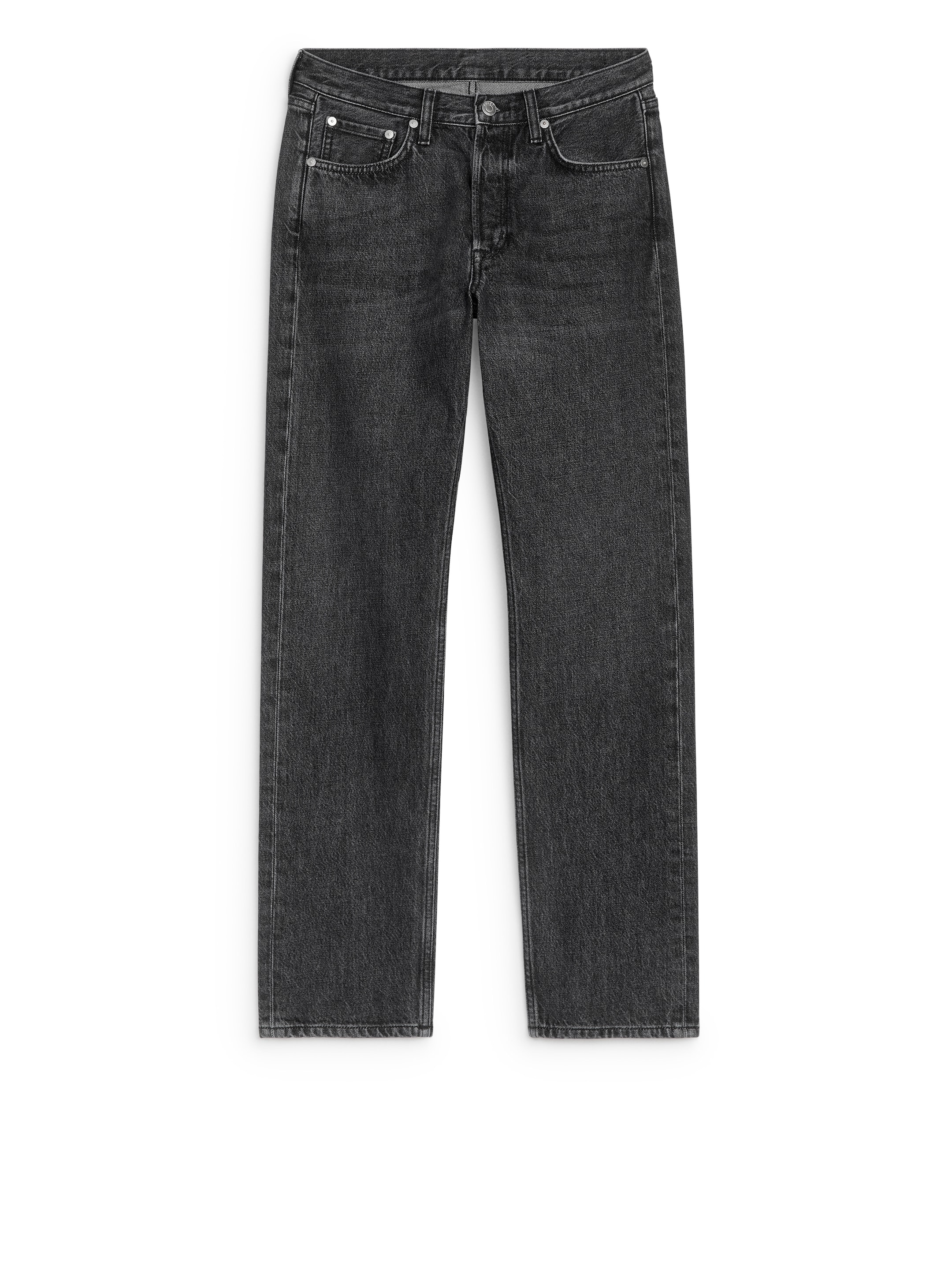 Grotere afbeelding bekijken: SNOW Straight Jeans - Medium Grey - DAMES | H&M BE 1