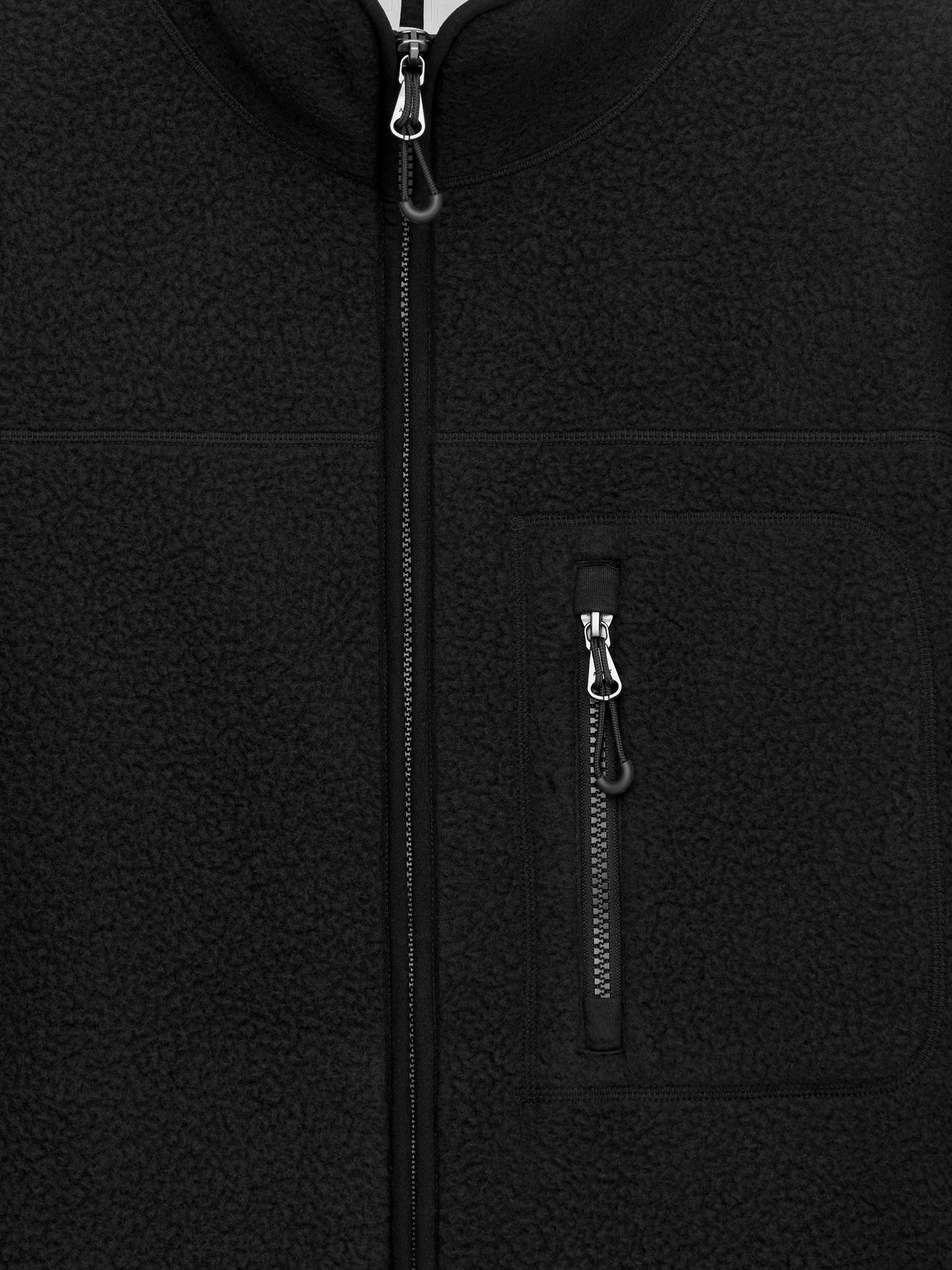 Fleecejacka - Svart - Regular fit - Men - StillMedia/DescriptiveDetail - 2