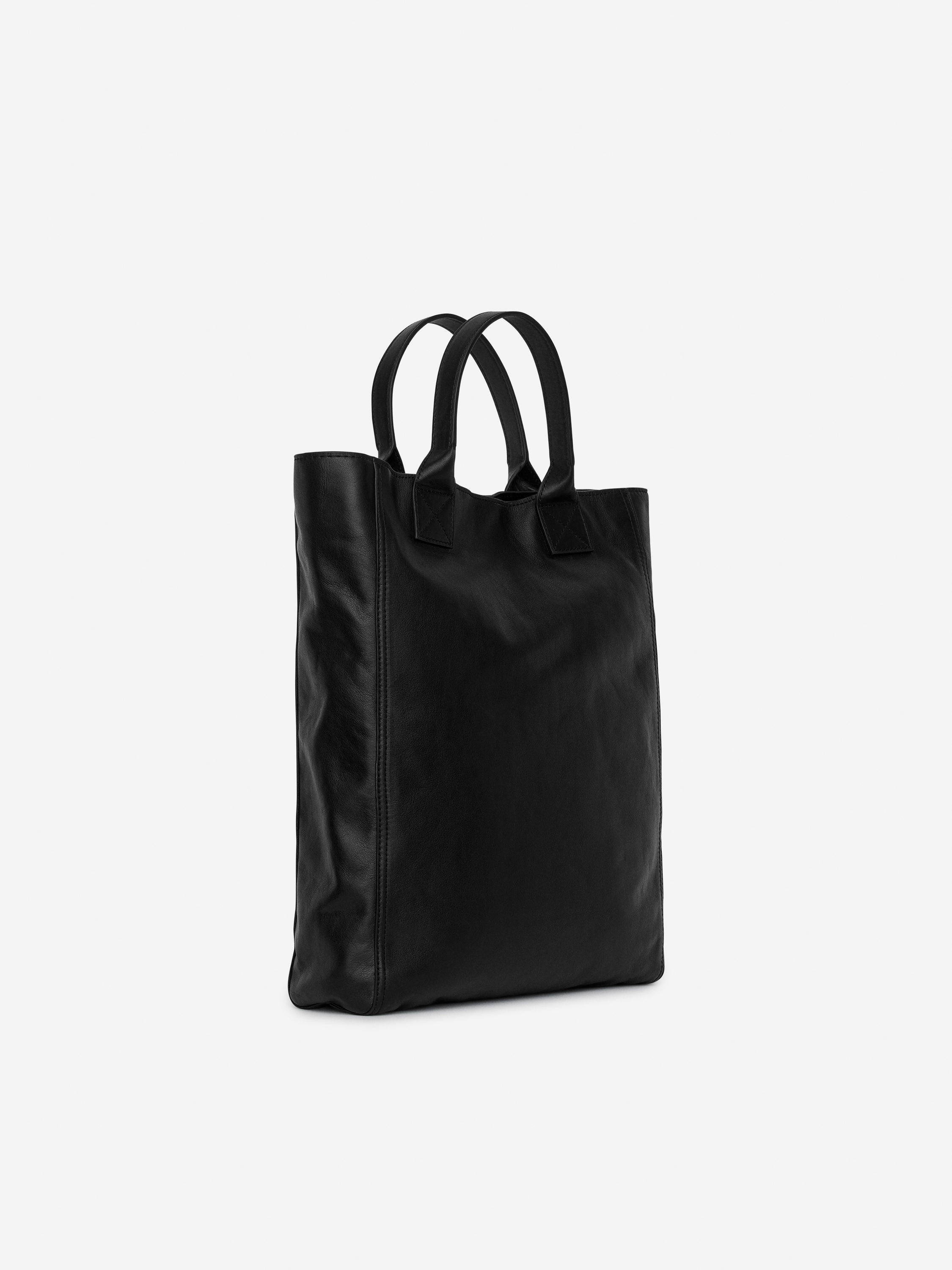 Leather Tote - Black - Men - StillMedia/DescriptiveStillLife - 1