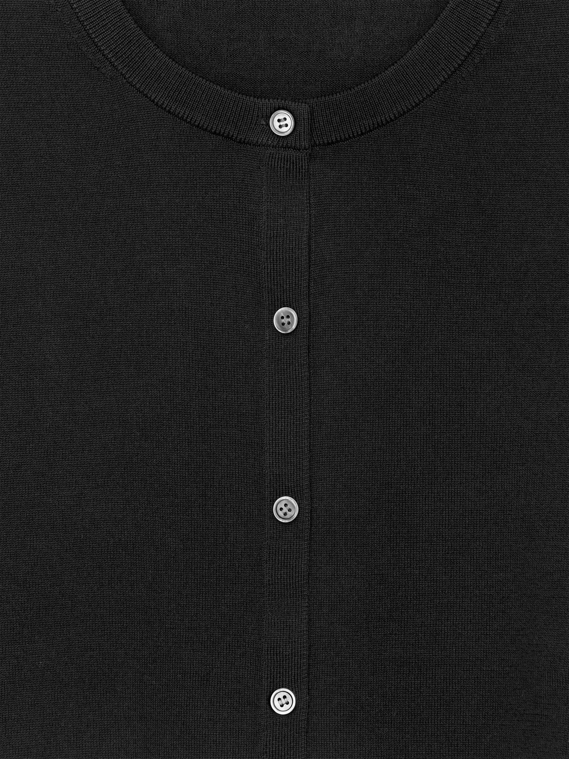 Gilet en laine mérinos - Noir - Regular fit - Femme - StillMedia/DescriptiveDetail - 3