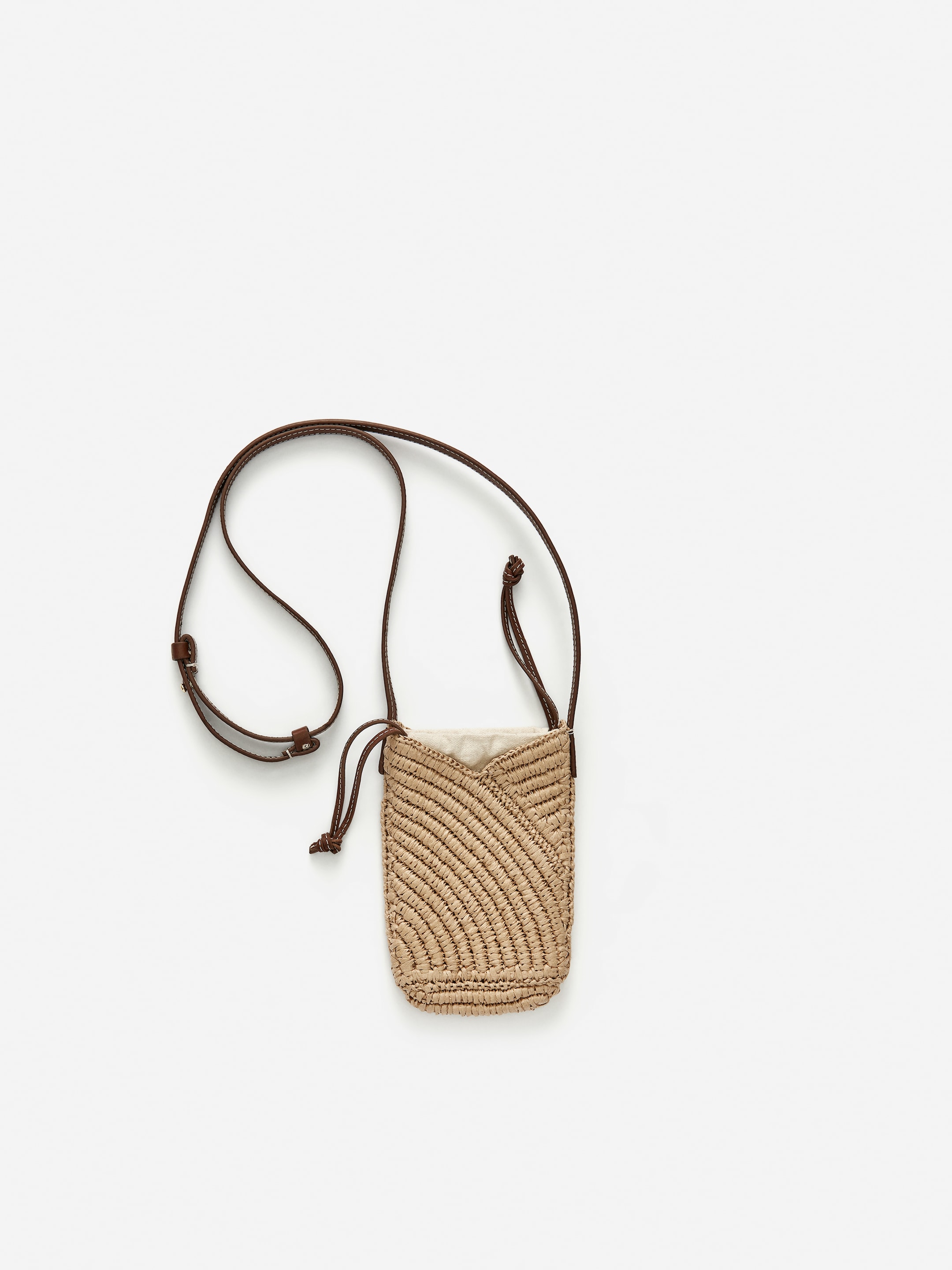 Vis større bilde: Halmtelefonveske - Beige - DAME | H&M NO 4