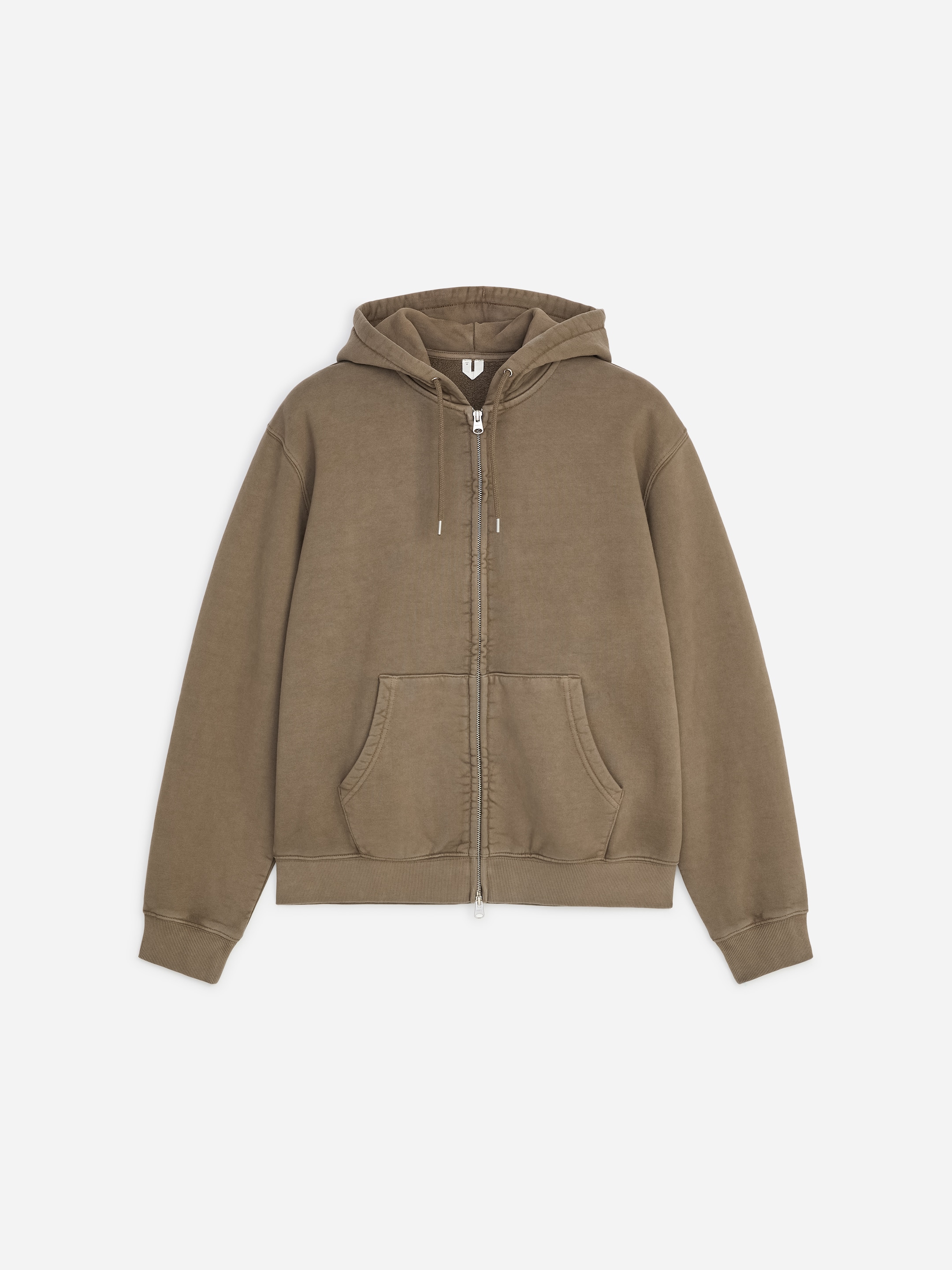 Relaxed Zip Hoodie - Mole - Relaxed fit - men - StillMedia/DescriptiveStillLife - 1