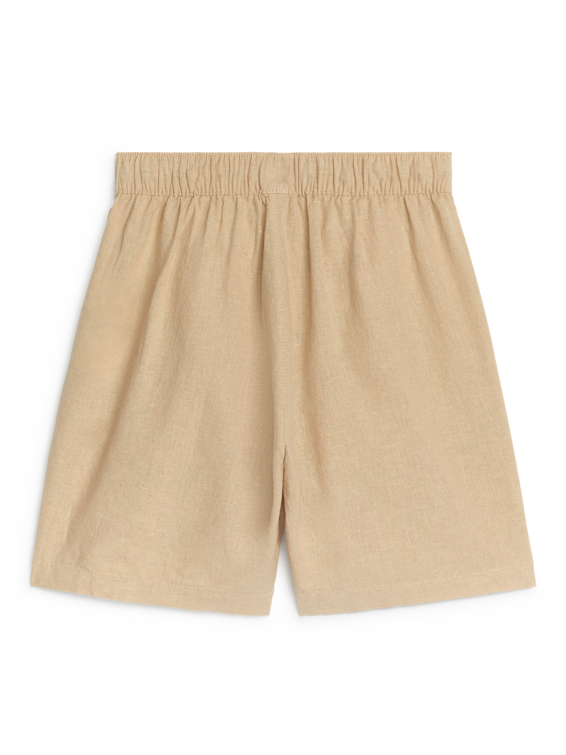Baumwoll-Leinen-Shorts - Beige - Regular Fit - Kinder - StillMedia/DescriptiveStillLife - 3
